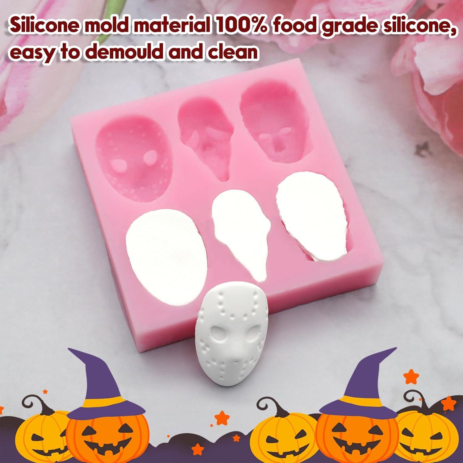 Molde de Chocolate 3D Calavera NSSHEL Silicona Grado Alimenticio