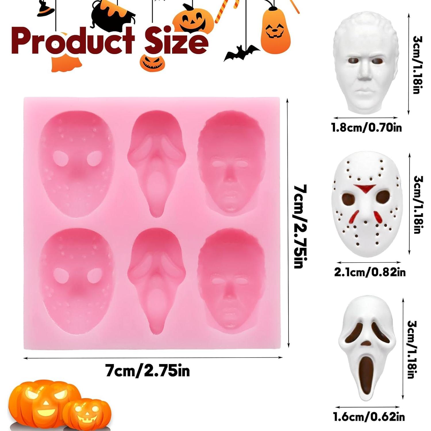 Molde de Chocolate 3D Calavera NSSHEL Silicona Grado Alimenticio