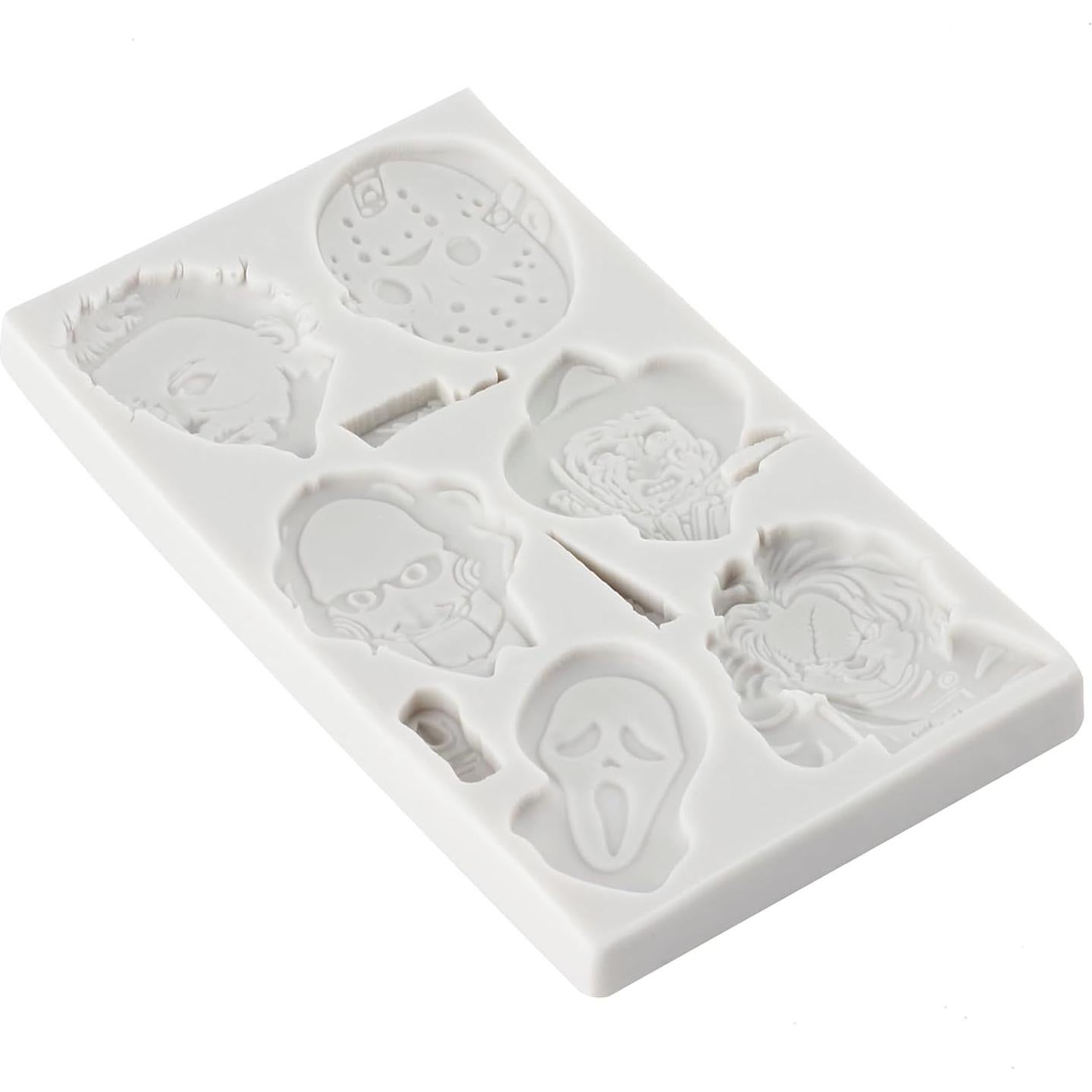 Moldes de Silicona de Fondant Halloween Sijiangmold Set de 2