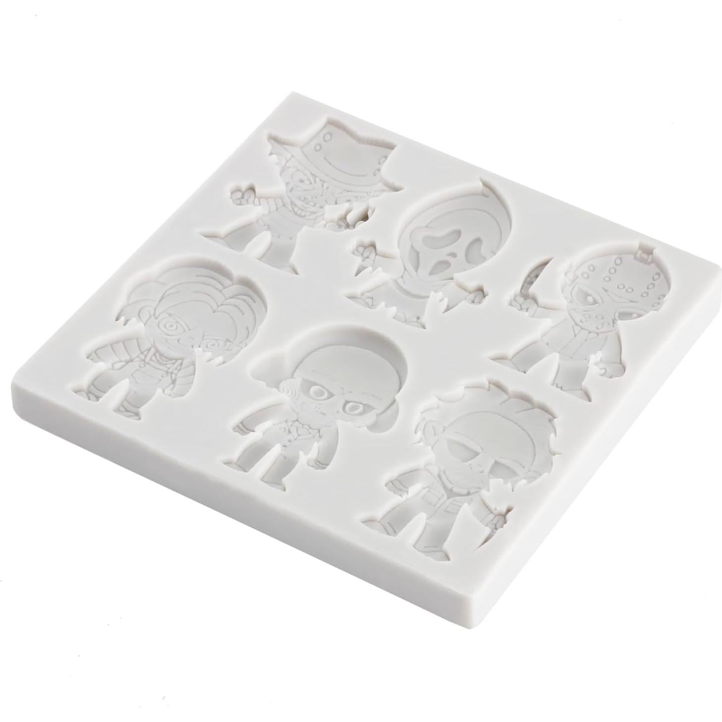 Moldes de Silicona de Fondant Halloween Sijiangmold Set de 2