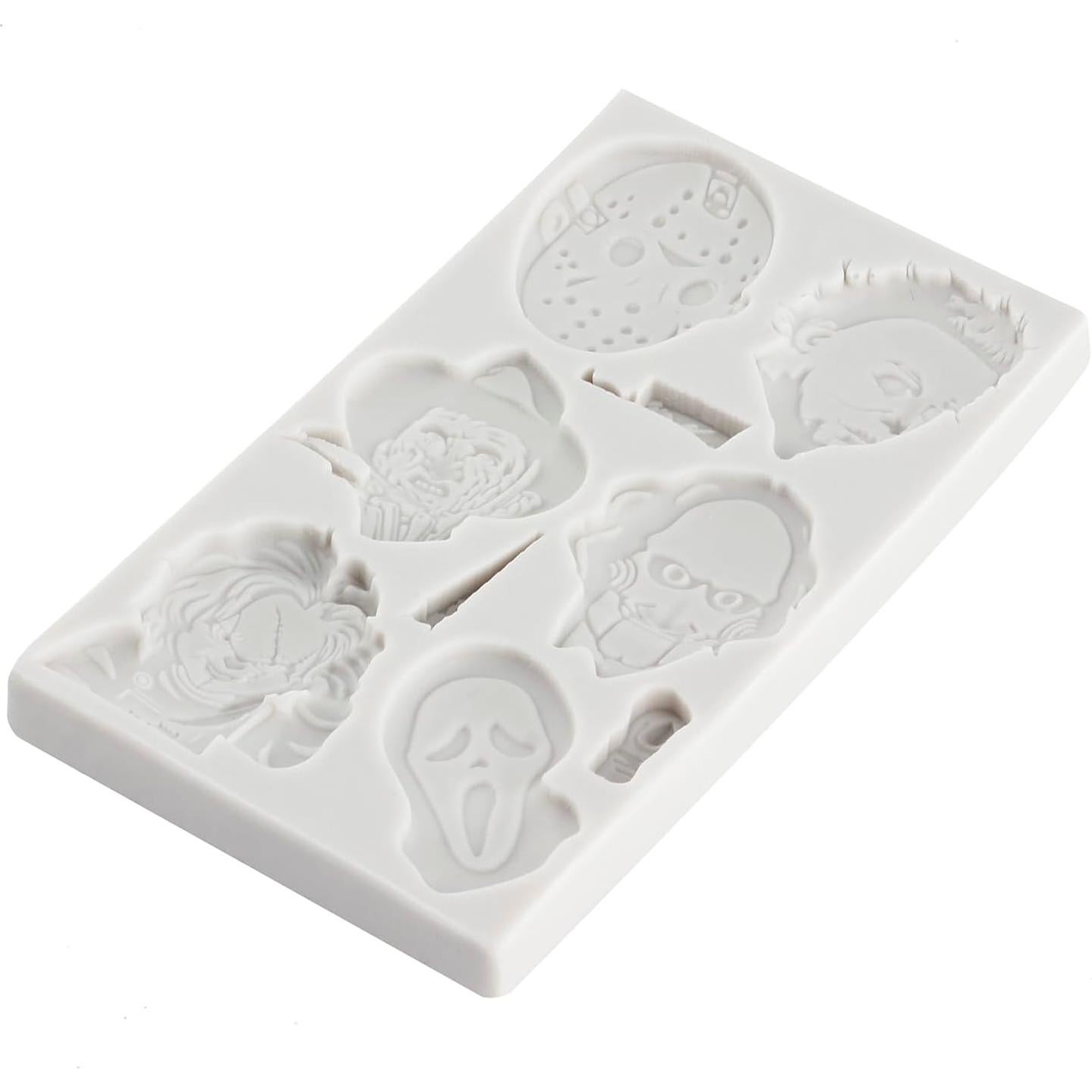 Moldes de Silicona de Fondant Halloween Sijiangmold Set de 2