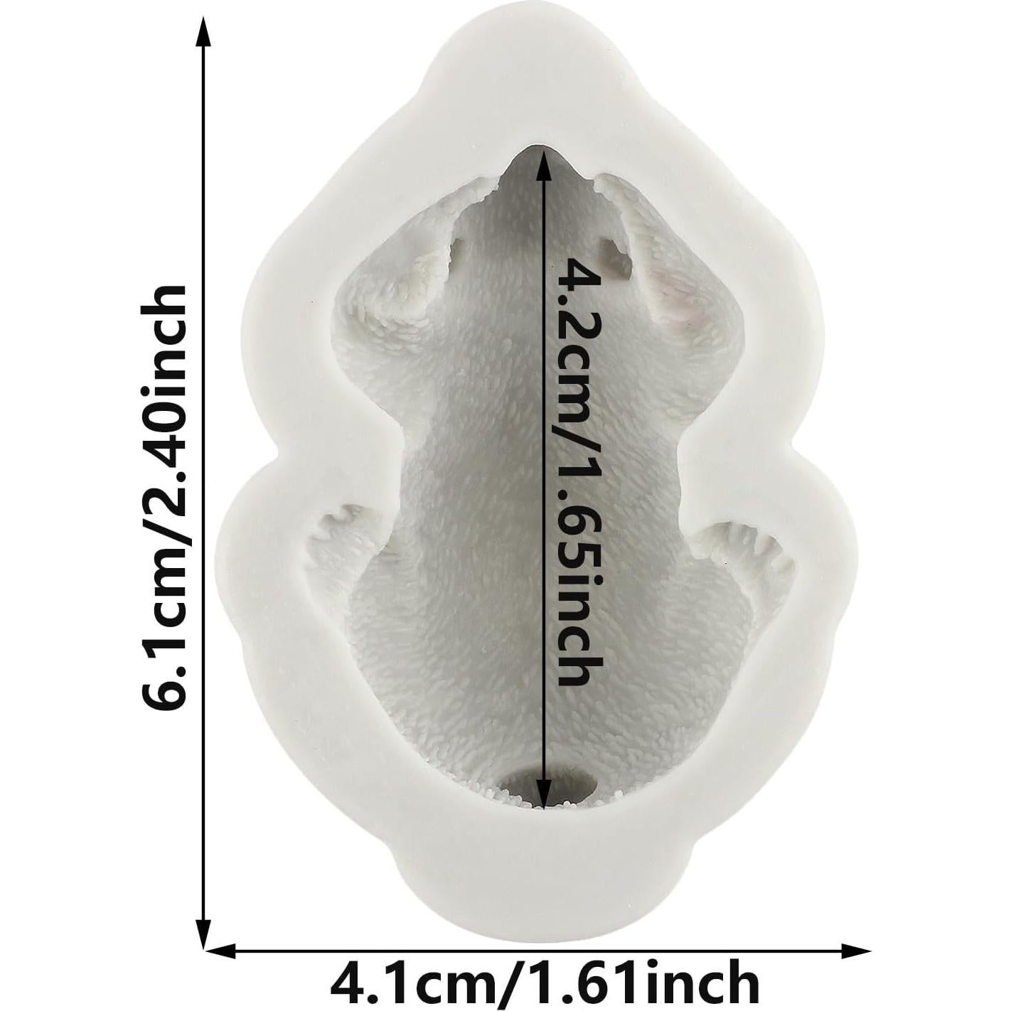 Molde de Silicona 3D Oso Polar YANQINMS para Pasteles