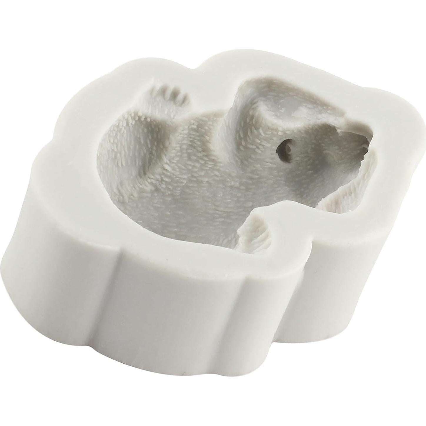 Molde de Silicona 3D Oso Polar YANQINMS para Pasteles