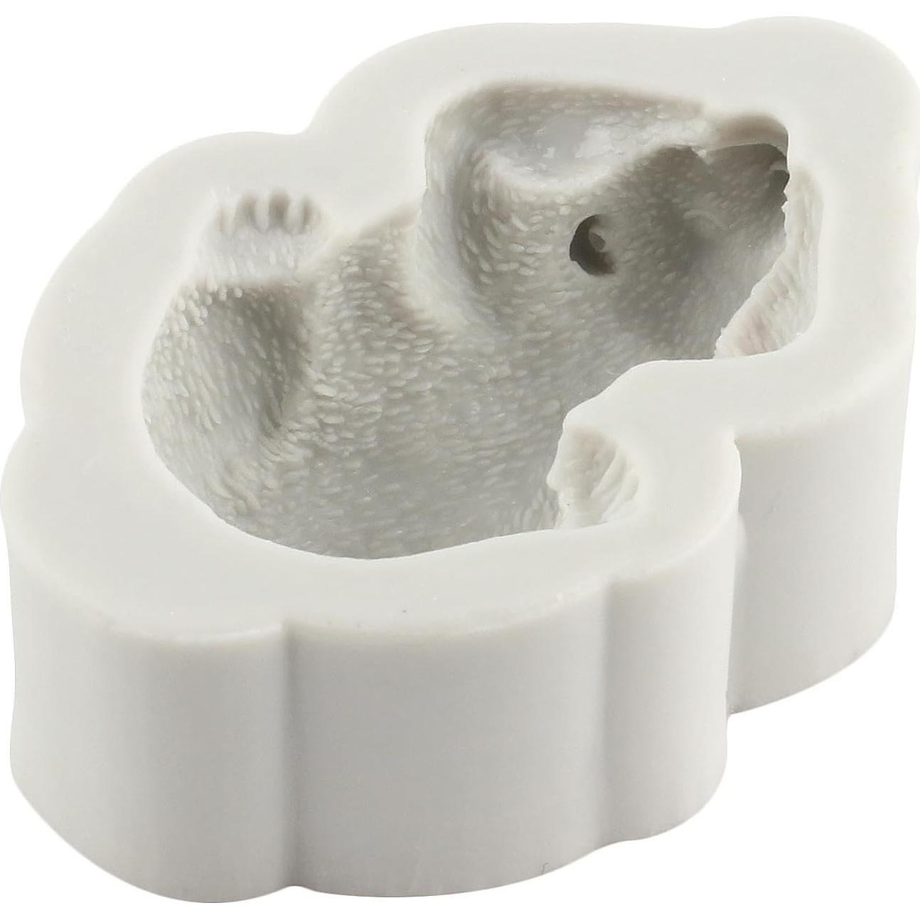 Molde de Silicona 3D Oso Polar YANQINMS para Pasteles