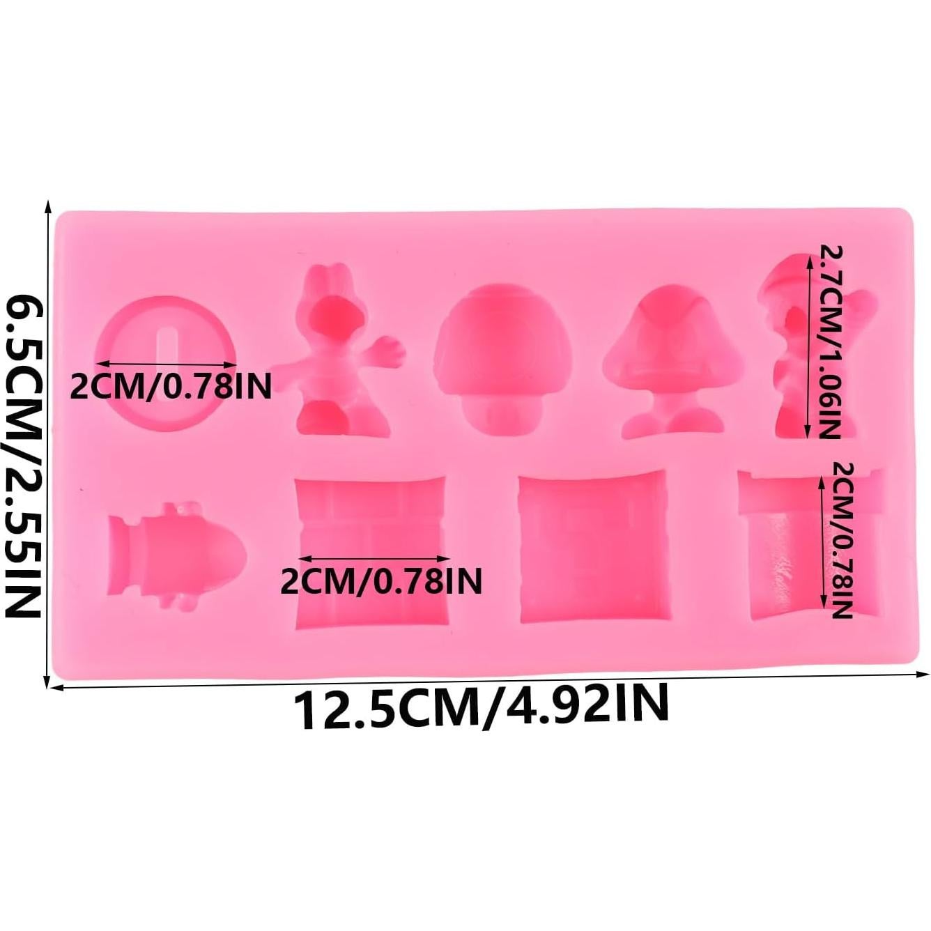 Molde de Silicona QDMOLDS Hongo Dragón y Monedas de Oro 9 Huecos