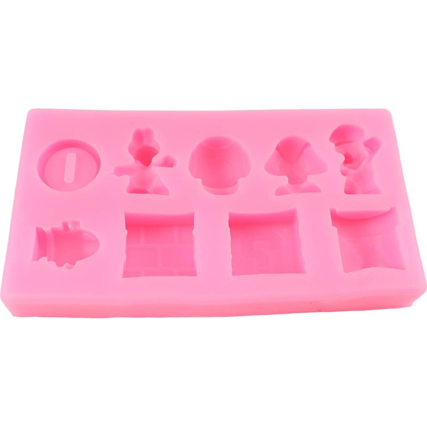 Molde de Silicona QDMOLDS Hongo Dragón y Monedas de Oro 9 Huecos