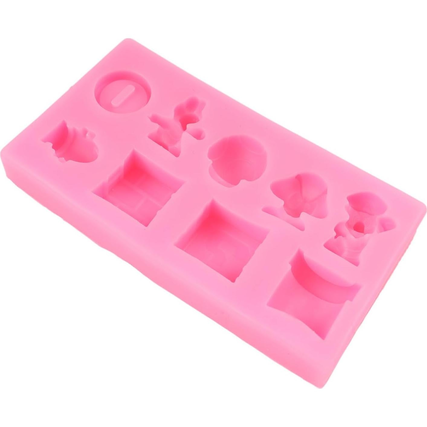 Molde de Silicona QDMOLDS Hongo Dragón y Monedas de Oro 9 Huecos