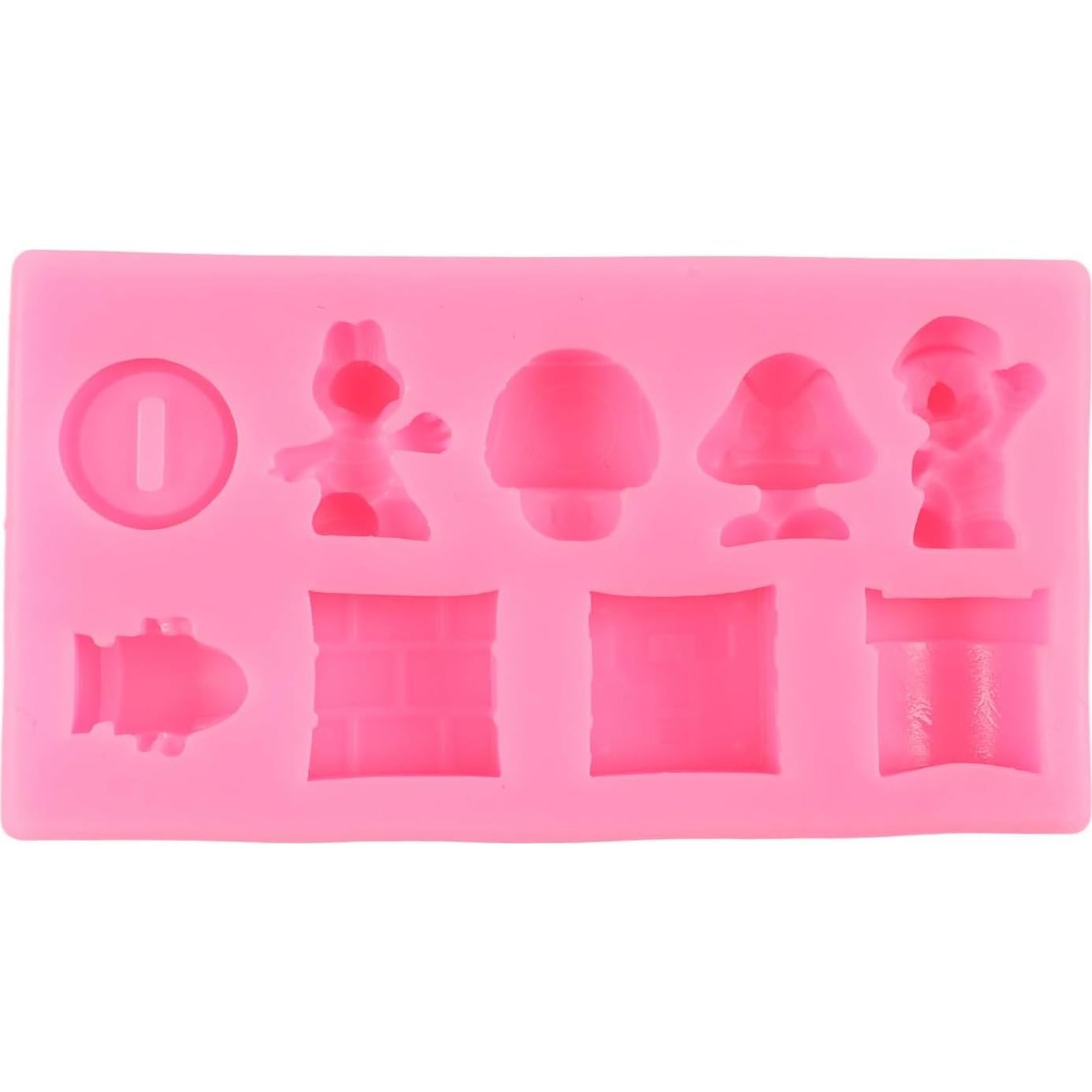 Molde de Silicona QDMOLDS Hongo Dragón y Monedas de Oro 9 Huecos