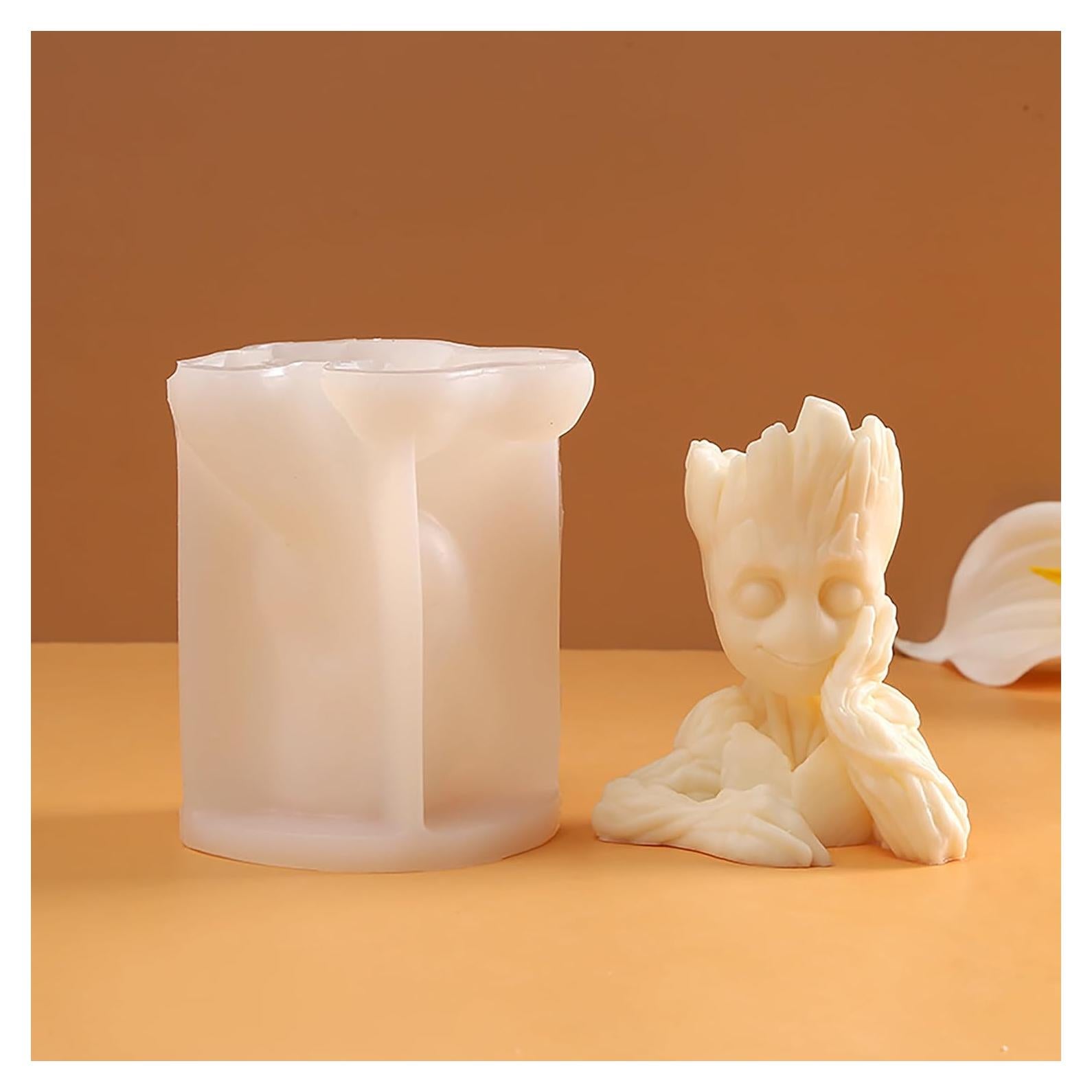 Molde de Silicona para Vela y Resina ESEDAGE Groot 5cm