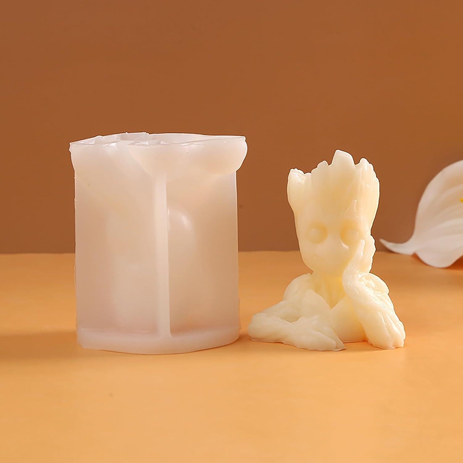 Molde de Silicona para Vela y Resina ESEDAGE Groot 5cm