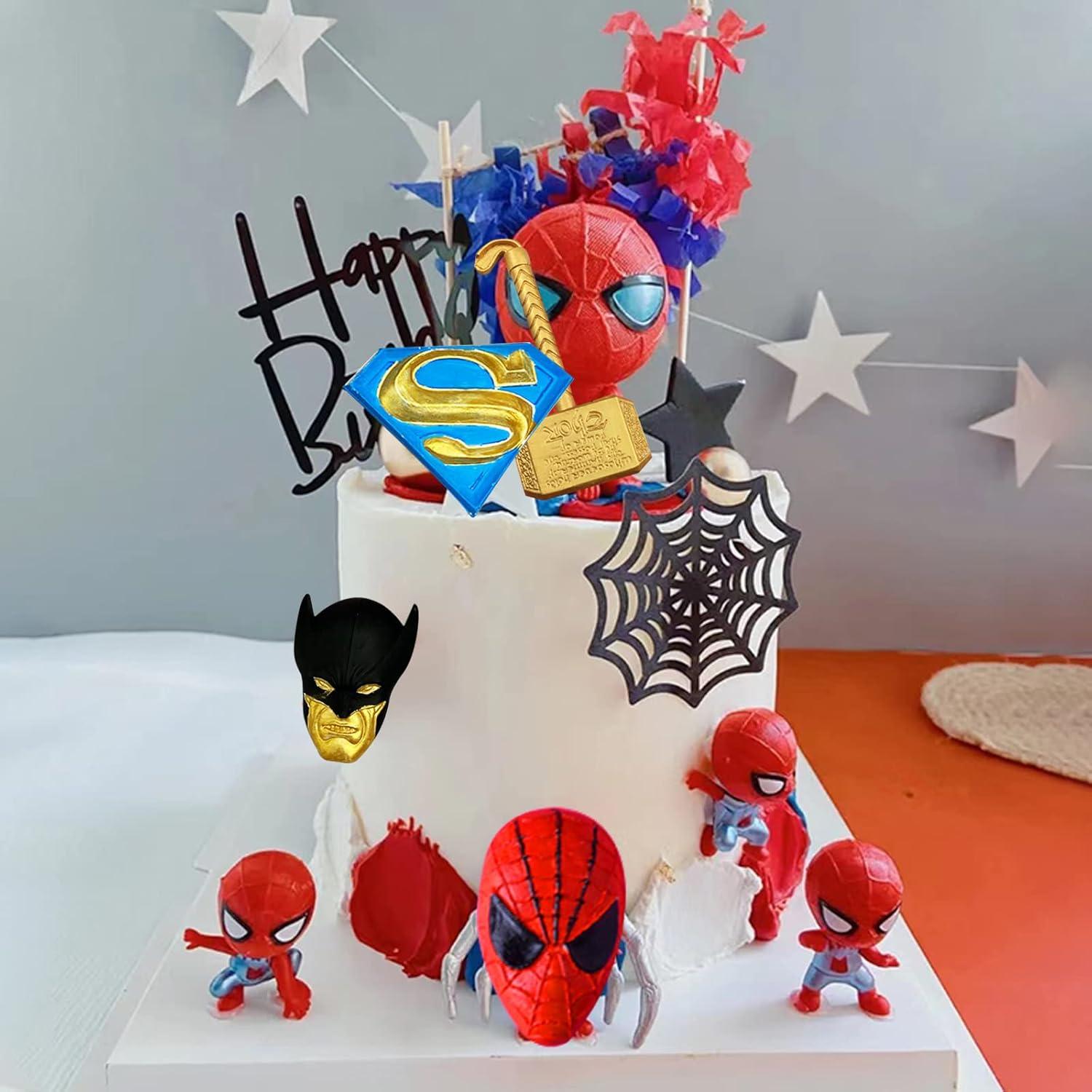 Moldes de Silicona para Pasteles Yedadone - 8 Piezas Superhéroes