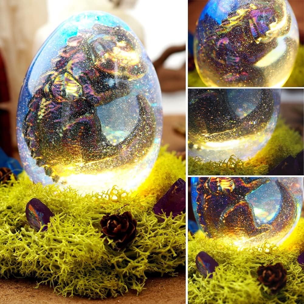 Moldes de Silicona Wehous para Huevo y Dragón 3D - 2 Piezas