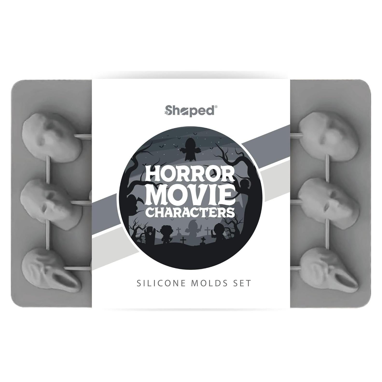 Moldes de Hielo de Silicona Shaped - Personajes de Terror 3D