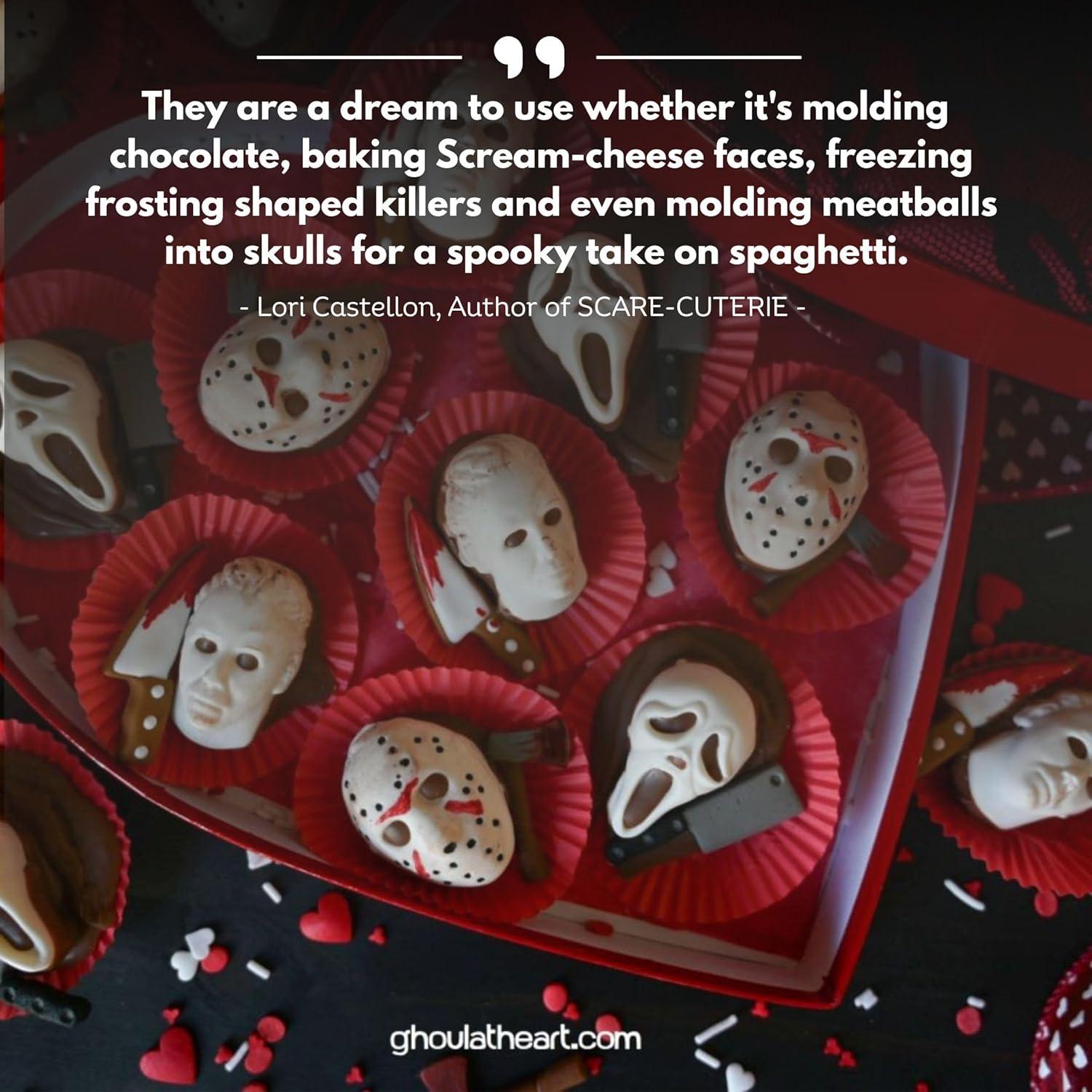 Moldes de Hielo de Silicona Shaped - Personajes de Terror 3D