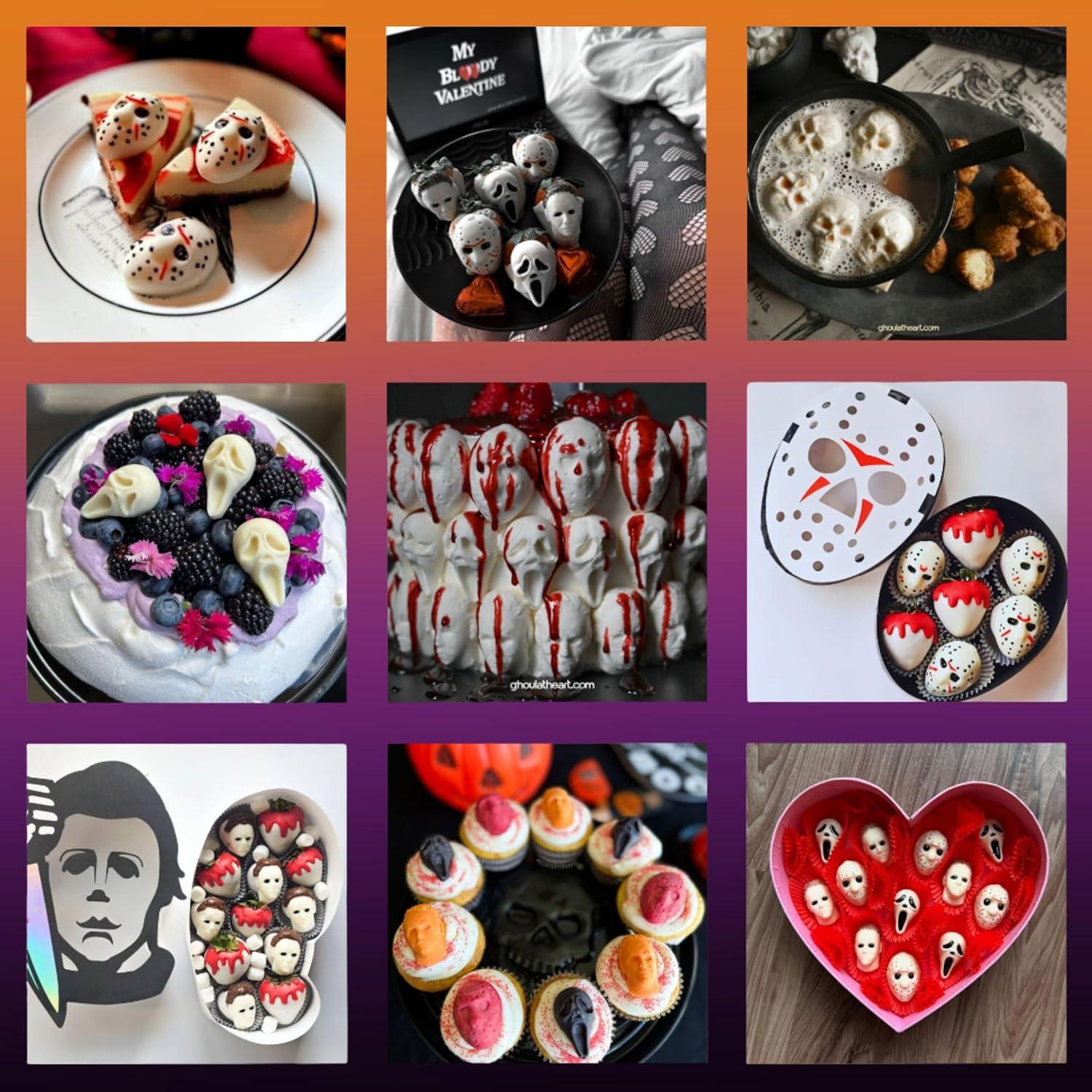 Moldes de Hielo de Silicona Shaped - Personajes de Terror 3D