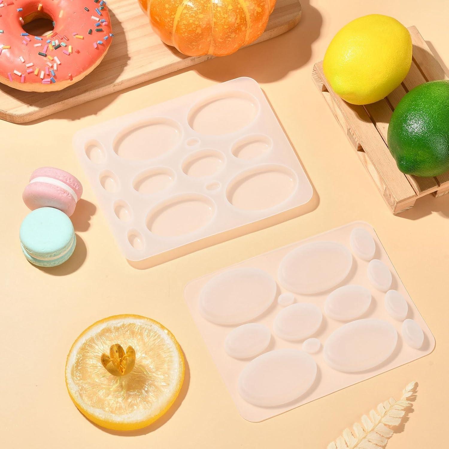 Moldes de Silicona para Joyería UR Urlifehall 5 Pcs Ovalados