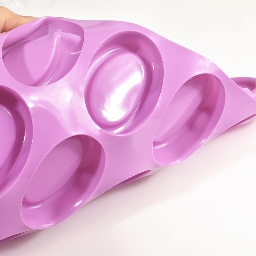 Molde Ovalado de Silicona Newk 2 Paquetes 12 Cavidades