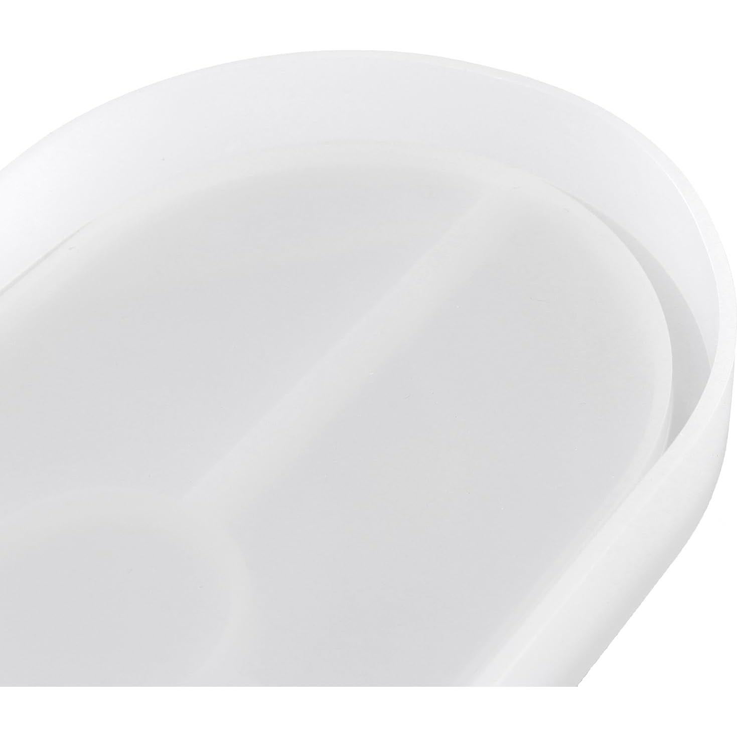 Molde de Coaster Ovalado de Silicona TAICHEUT - 8 Piezas 17.8x9.4 cm