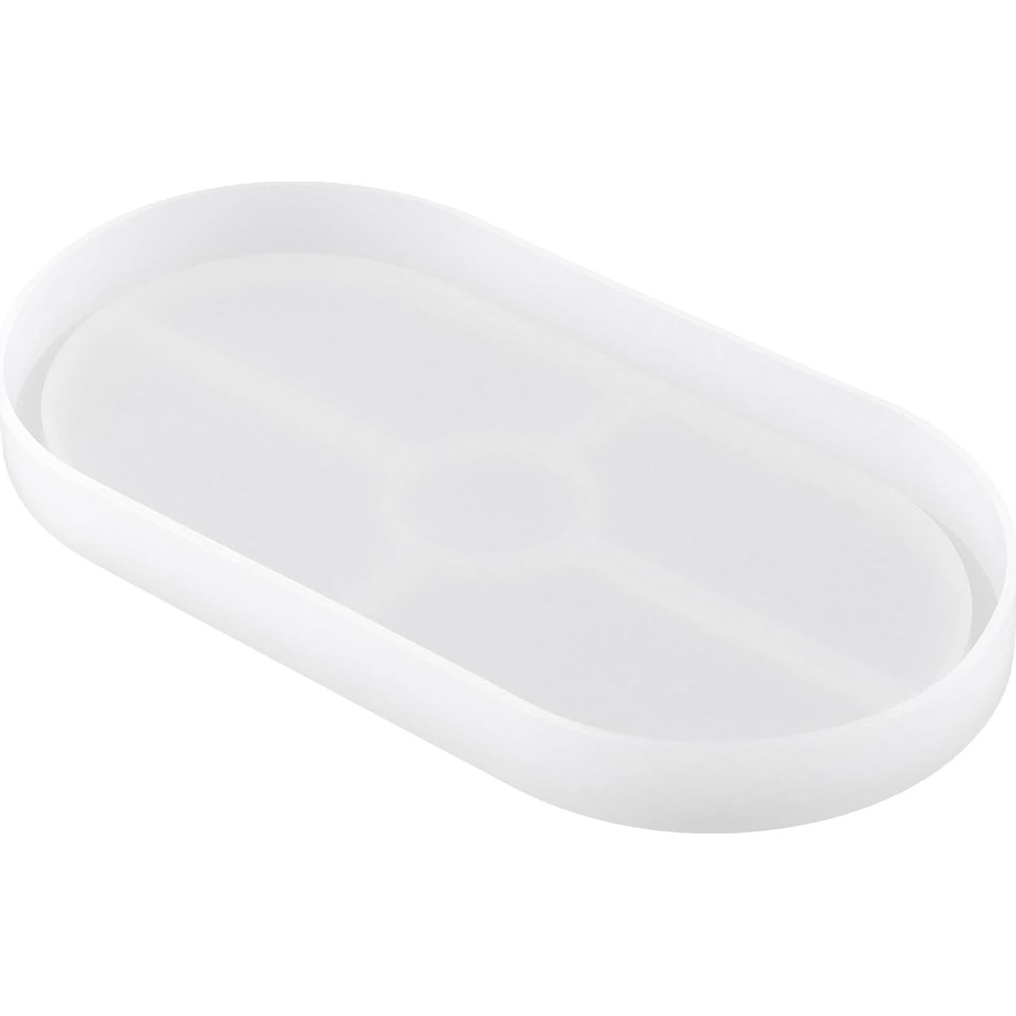 Molde de Coaster Ovalado de Silicona TAICHEUT - 8 Piezas 17.8x9.4 cm