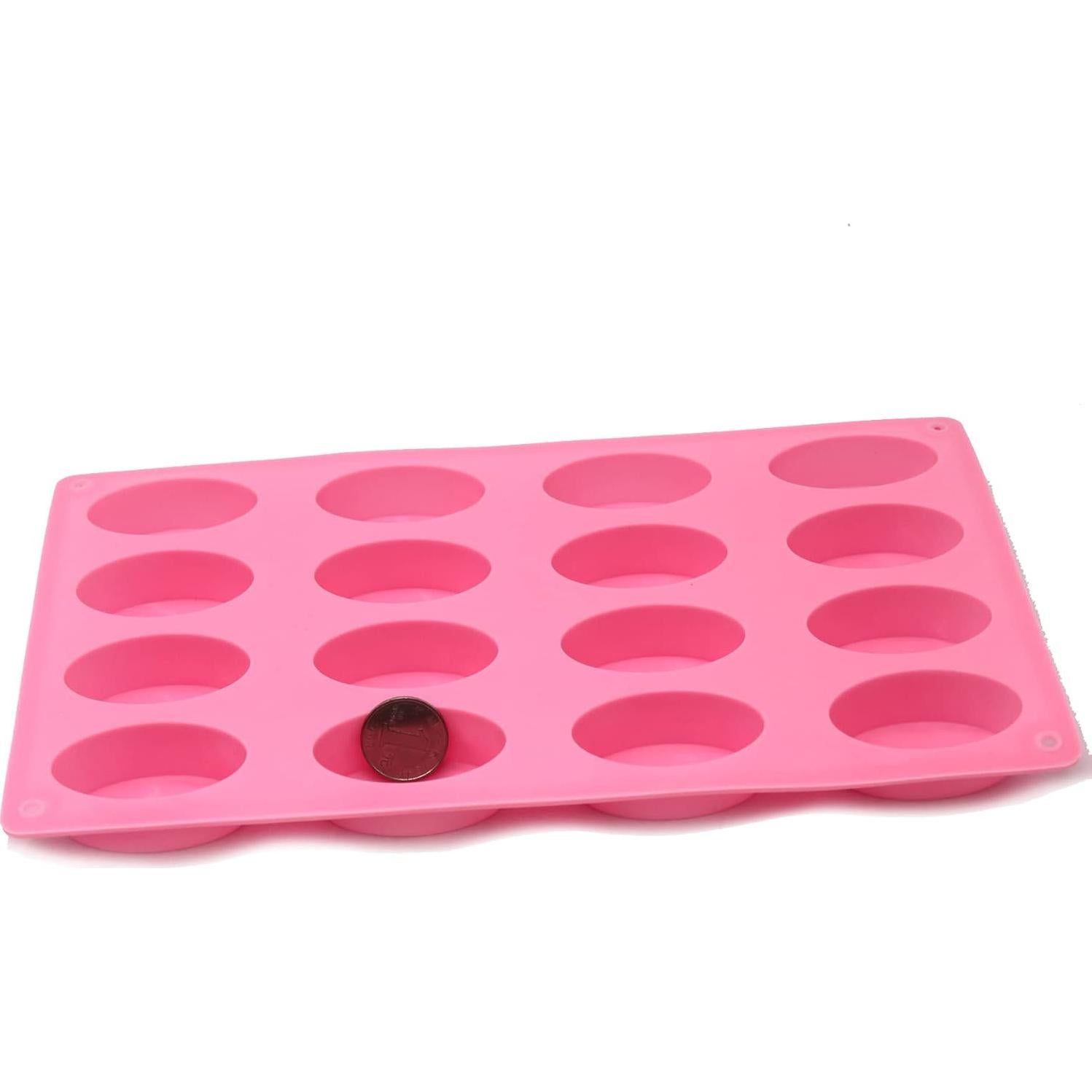 Molde de Silicona para Jabón X-Haibei 16 Cavidades 5.3x3 cm