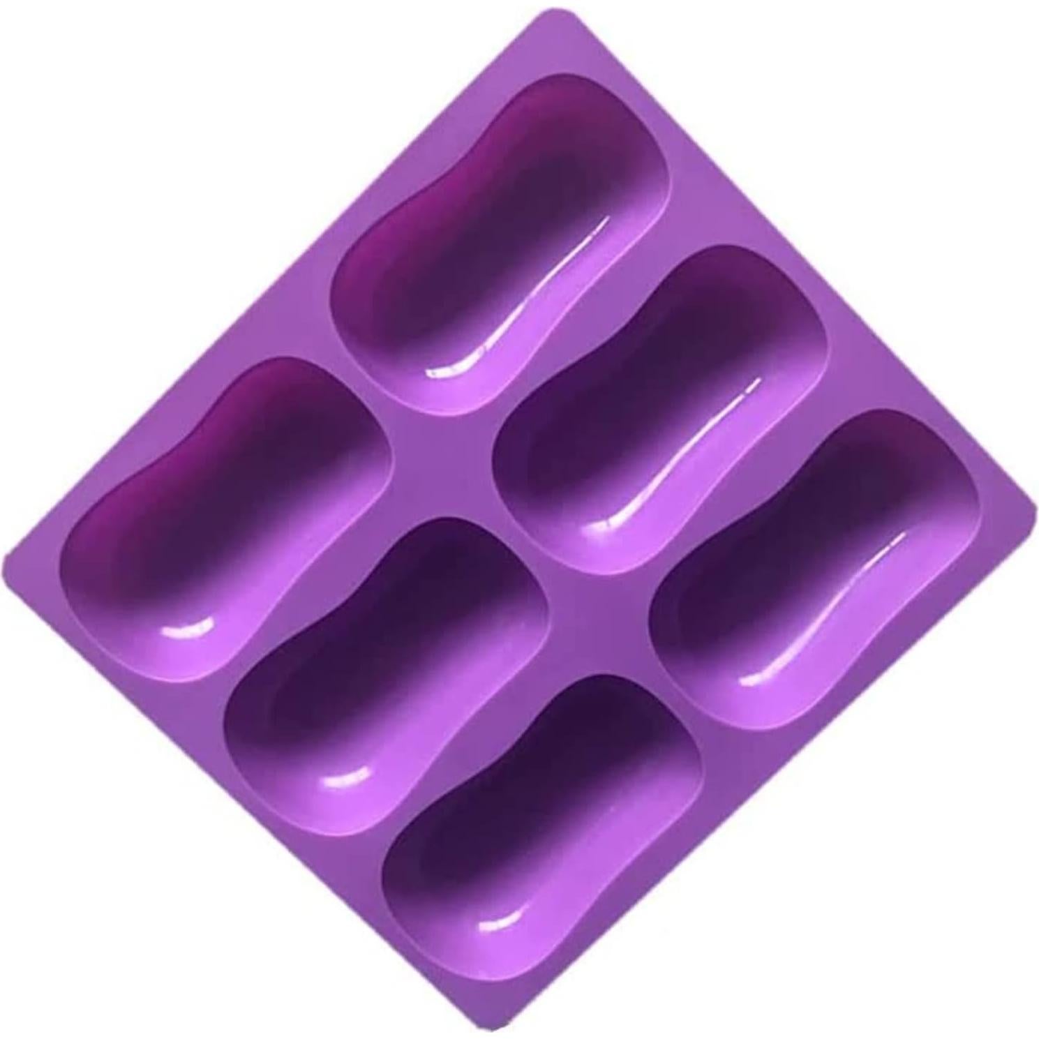 Moldes de Silicona Ovalados DD-life para Jabón y Chocolate - 2 Pcs