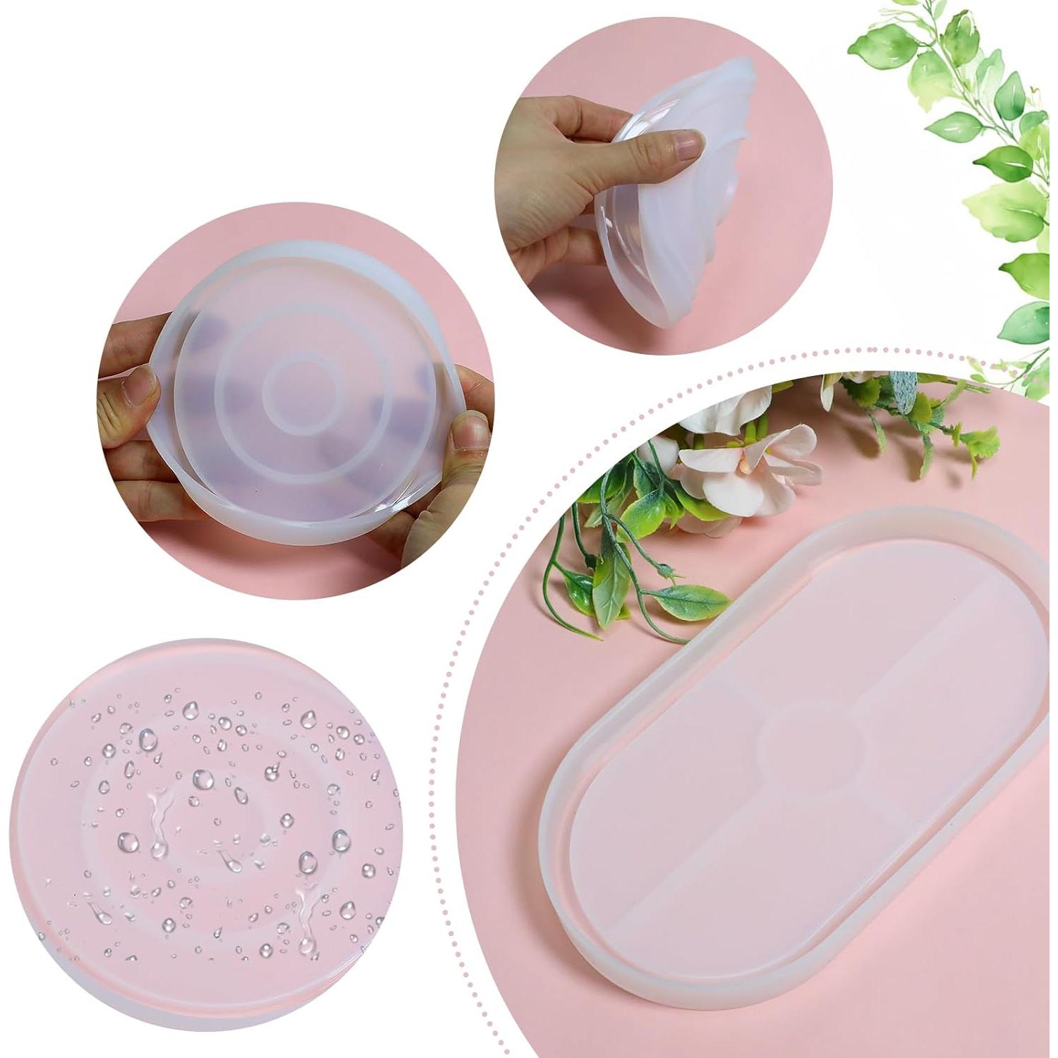 Juego de Moldes de Silicona Gabrella para Posavasos 3 Pcs