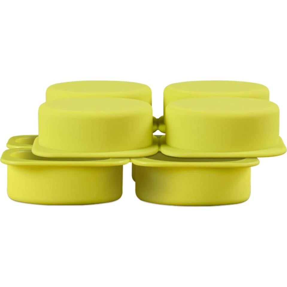 Molde de Jabón de Silicona QELEG 2 Pcs Ovalado 340g