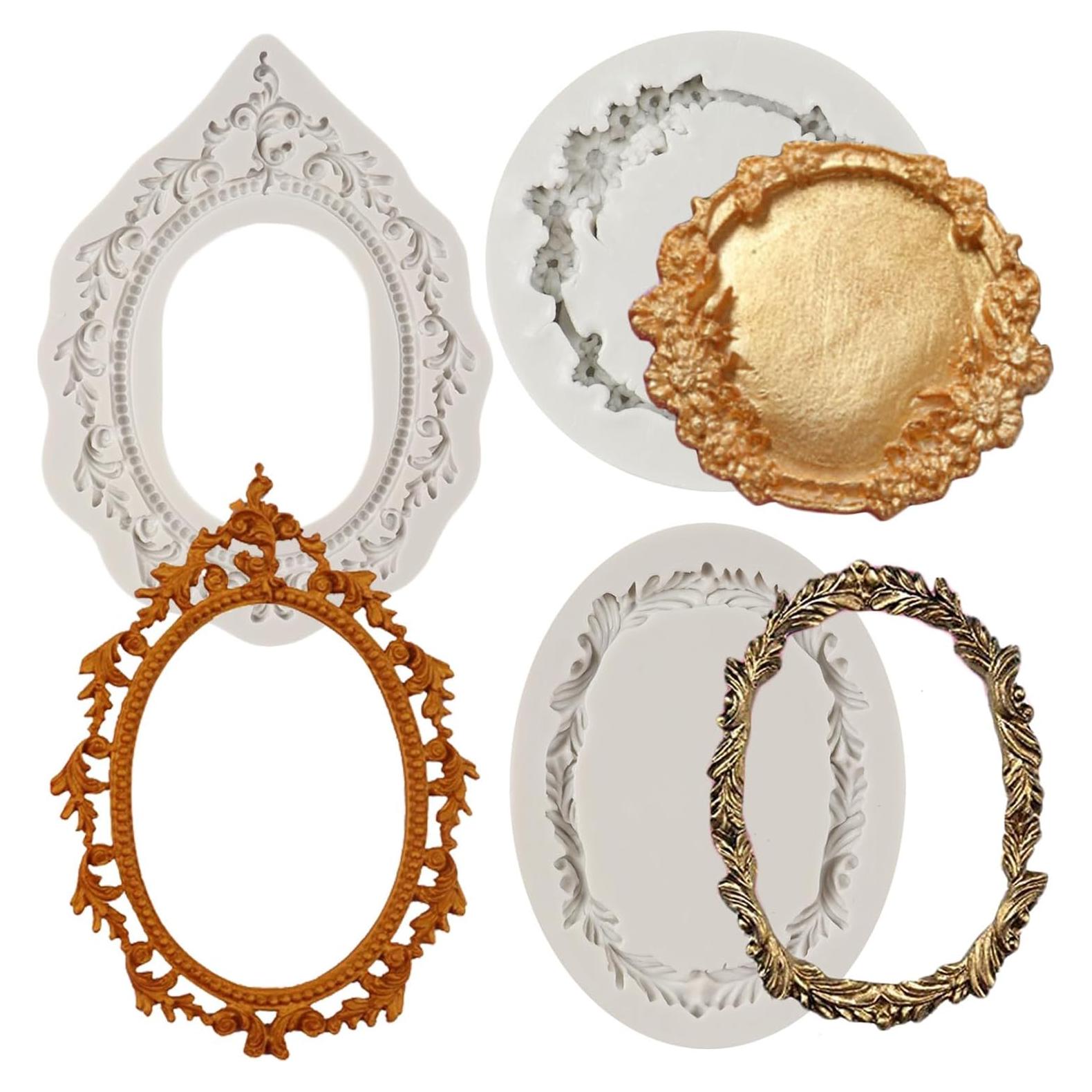 Set de 3 Moldes de Silicona FCKEMLDS para Fondant y Pasteles