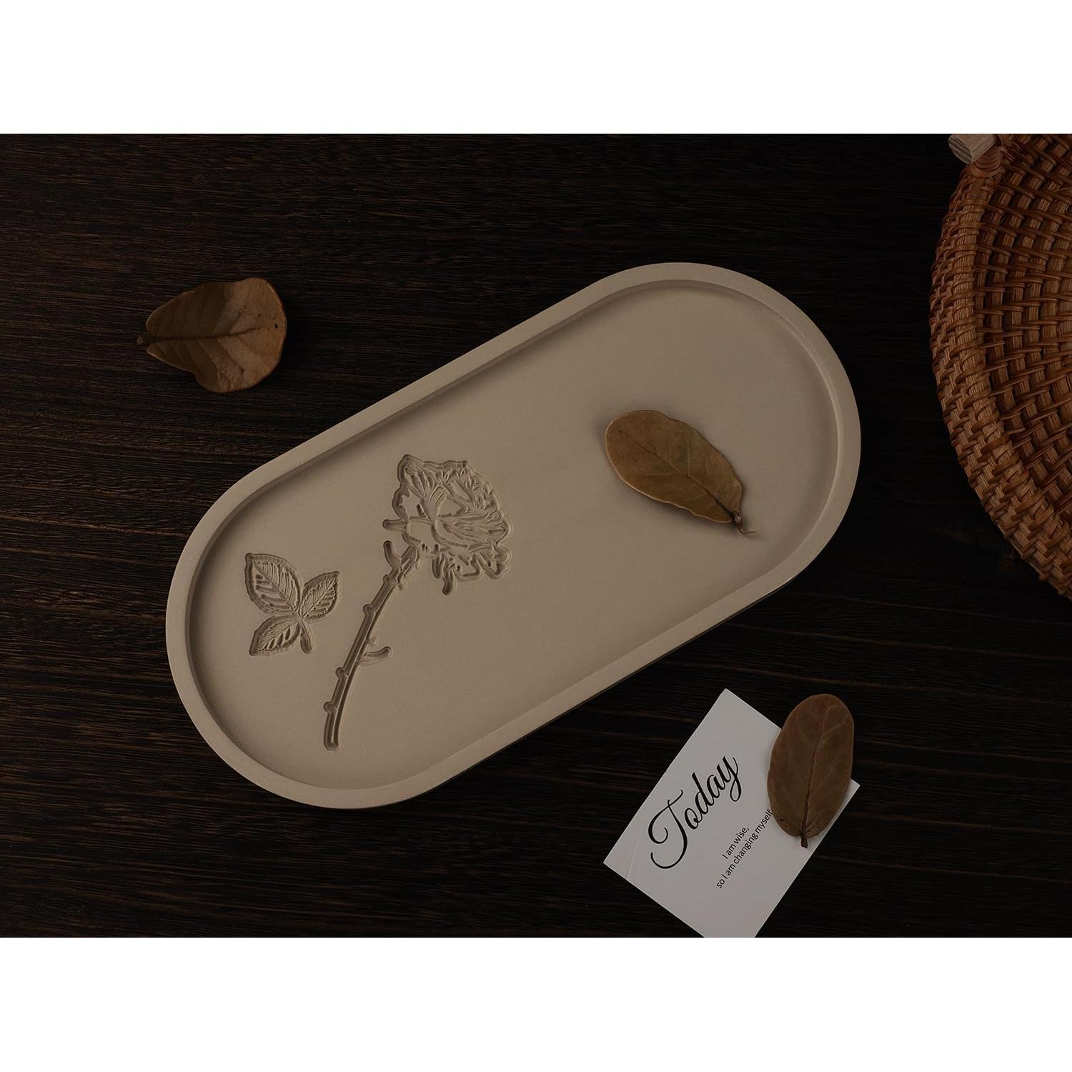 Moldes de Silicona para Resina Epóxica ORGSUMMER 2 Piezas Ovalados