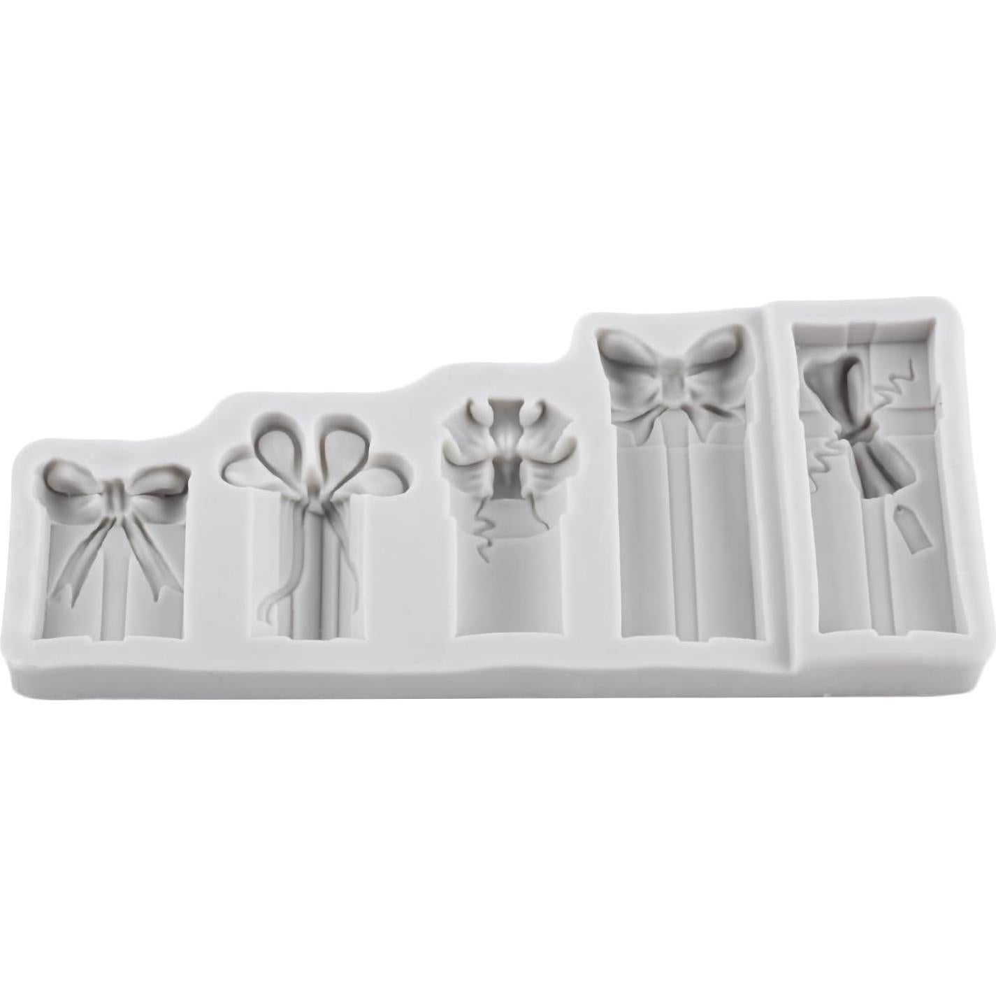 Molde de Silicona para Fondant de Navidad MINFEIDMS - Caja de Regalo
