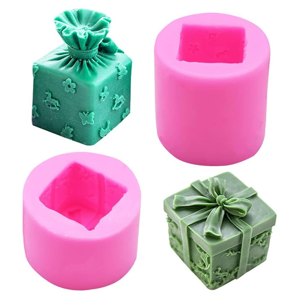 Molde de Silicona Cestony para Velas y Jabón - 2 Piezas