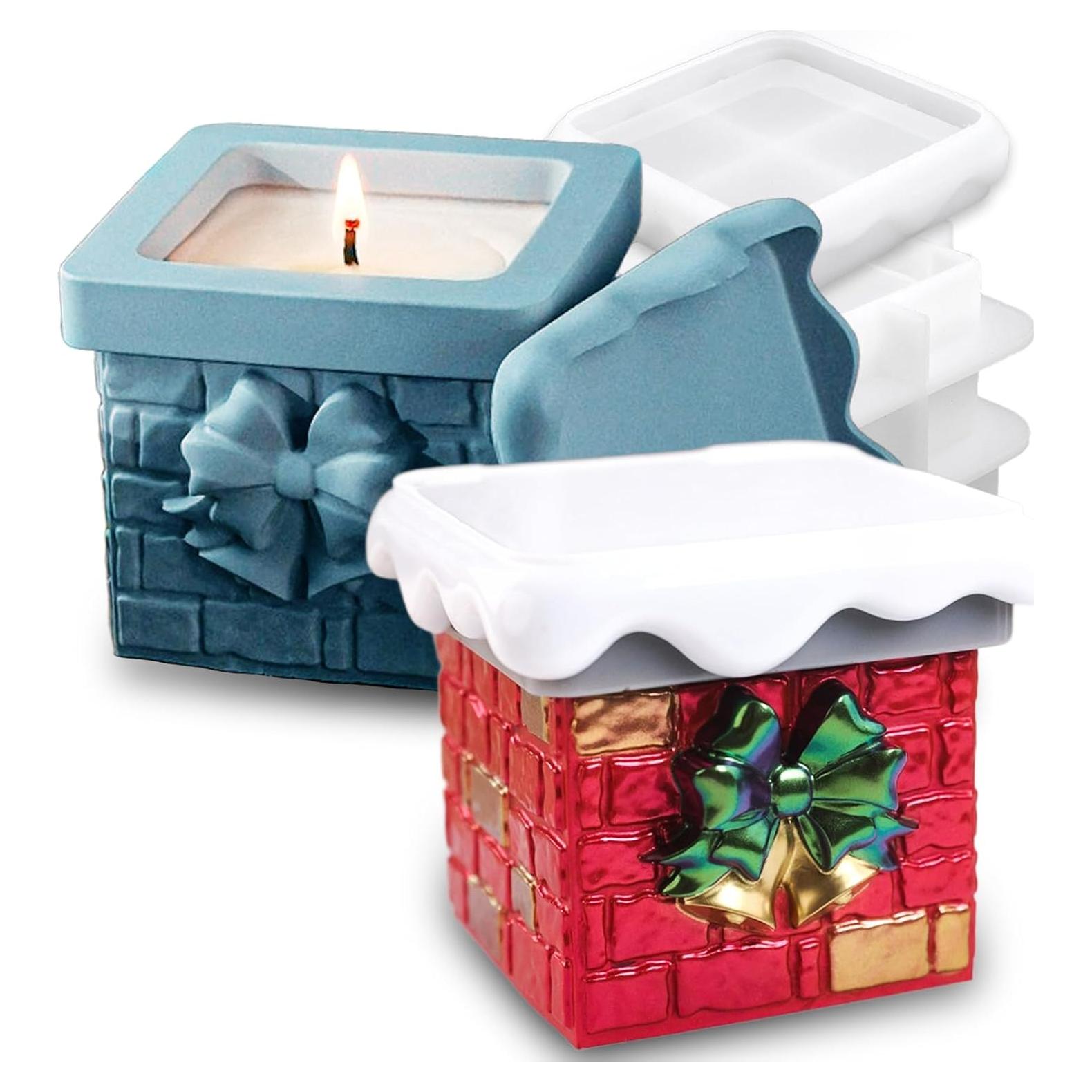 Caja de Almacenamiento de Silicona Wehous Chimenea de Nieve