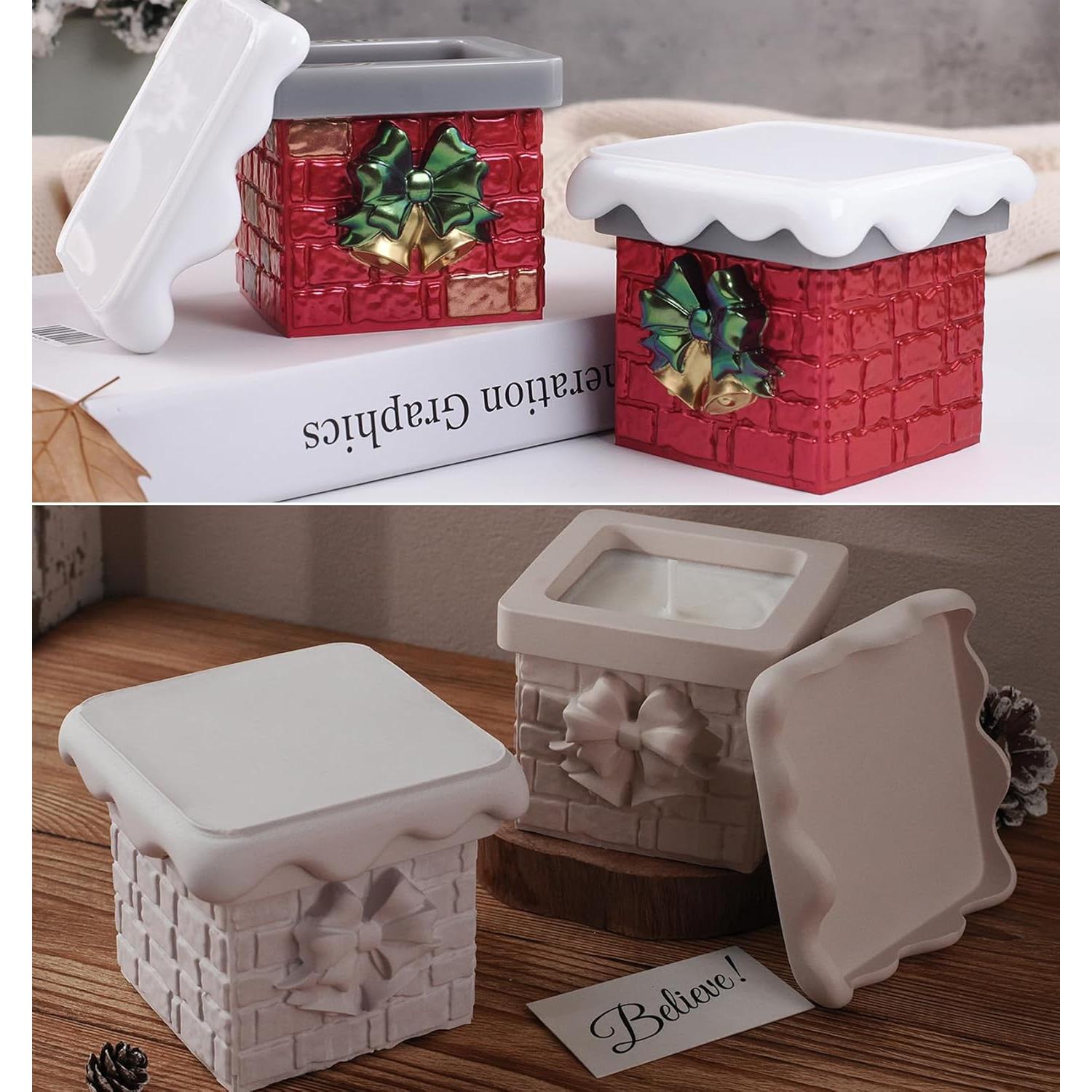 Caja de Almacenamiento de Silicona Wehous Chimenea de Nieve