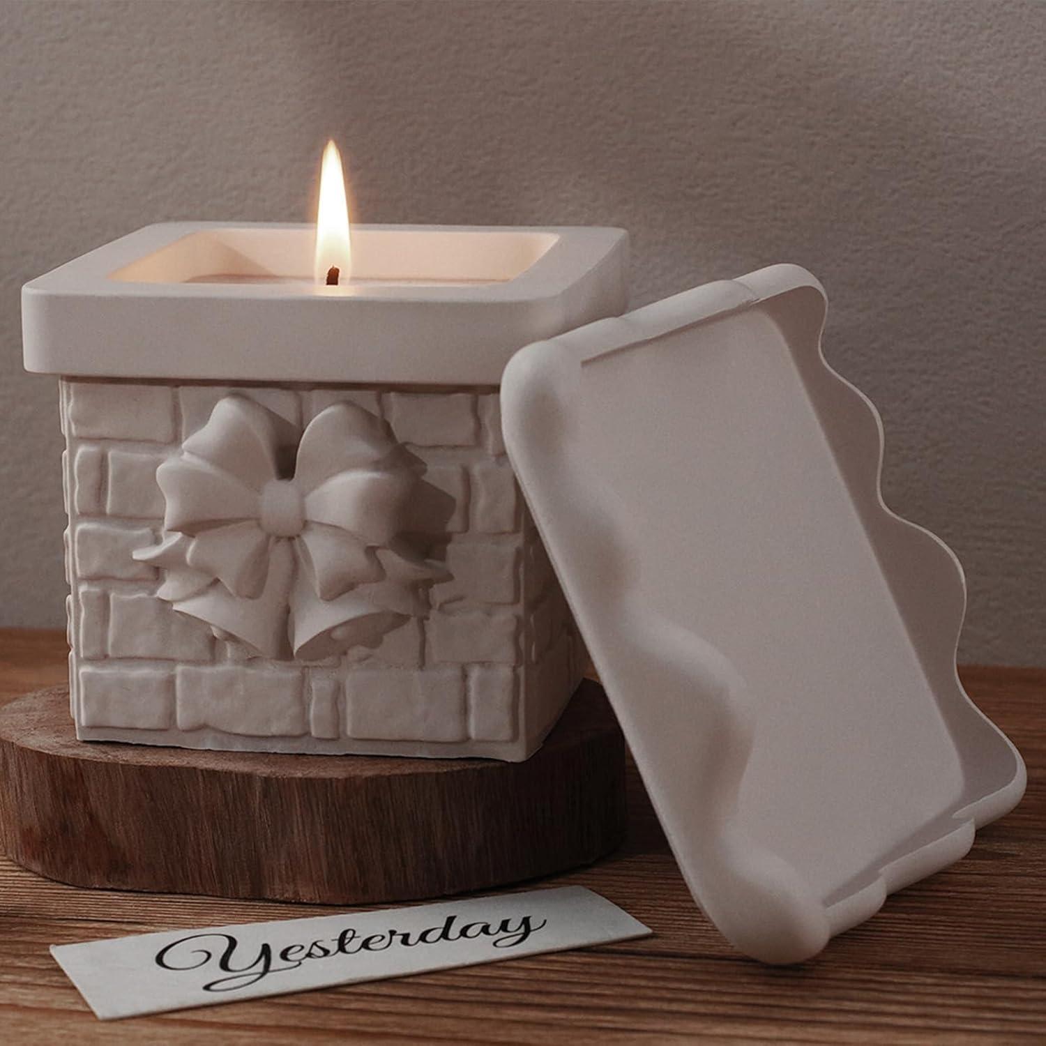 Caja de Almacenamiento de Silicona Wehous Chimenea de Nieve