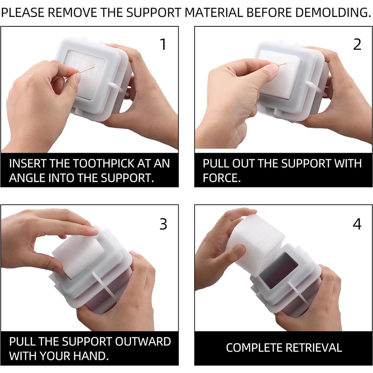 Caja de Almacenamiento de Silicona Wehous Chimenea de Nieve