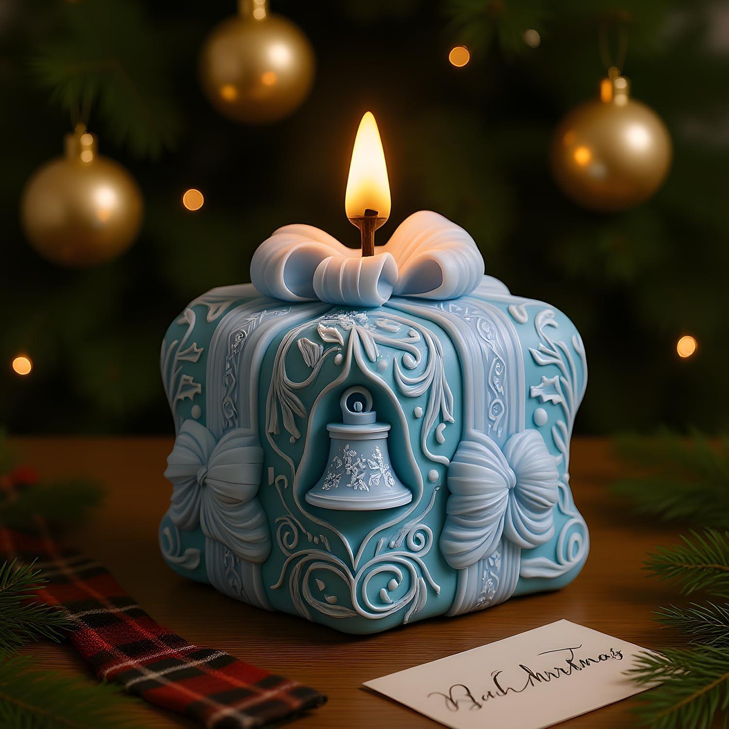 Molde de Silicona para Velas YANYONG Campana Navidad 3D