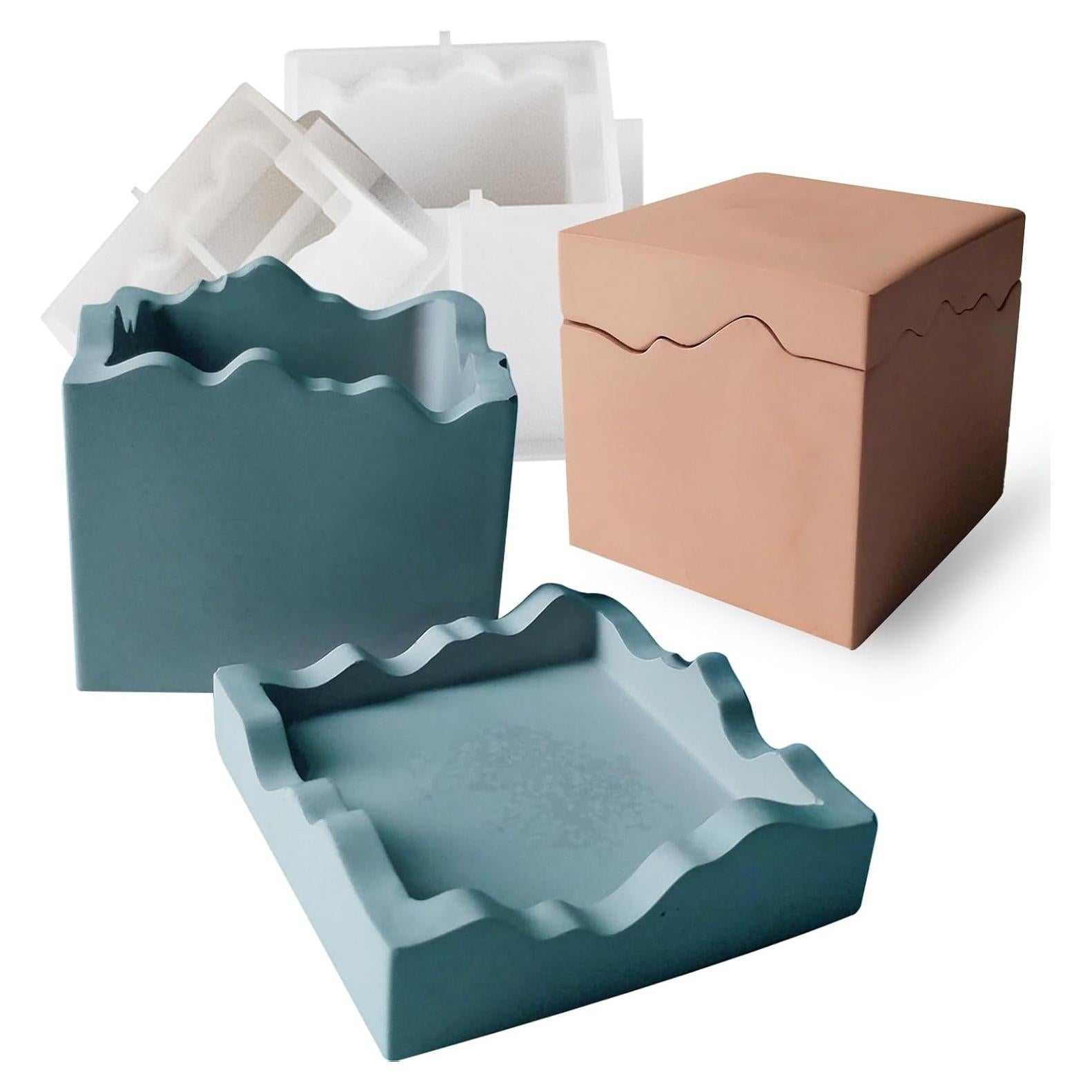 Molde de Silicona Cuadrado Japleed para Velas y Joyería