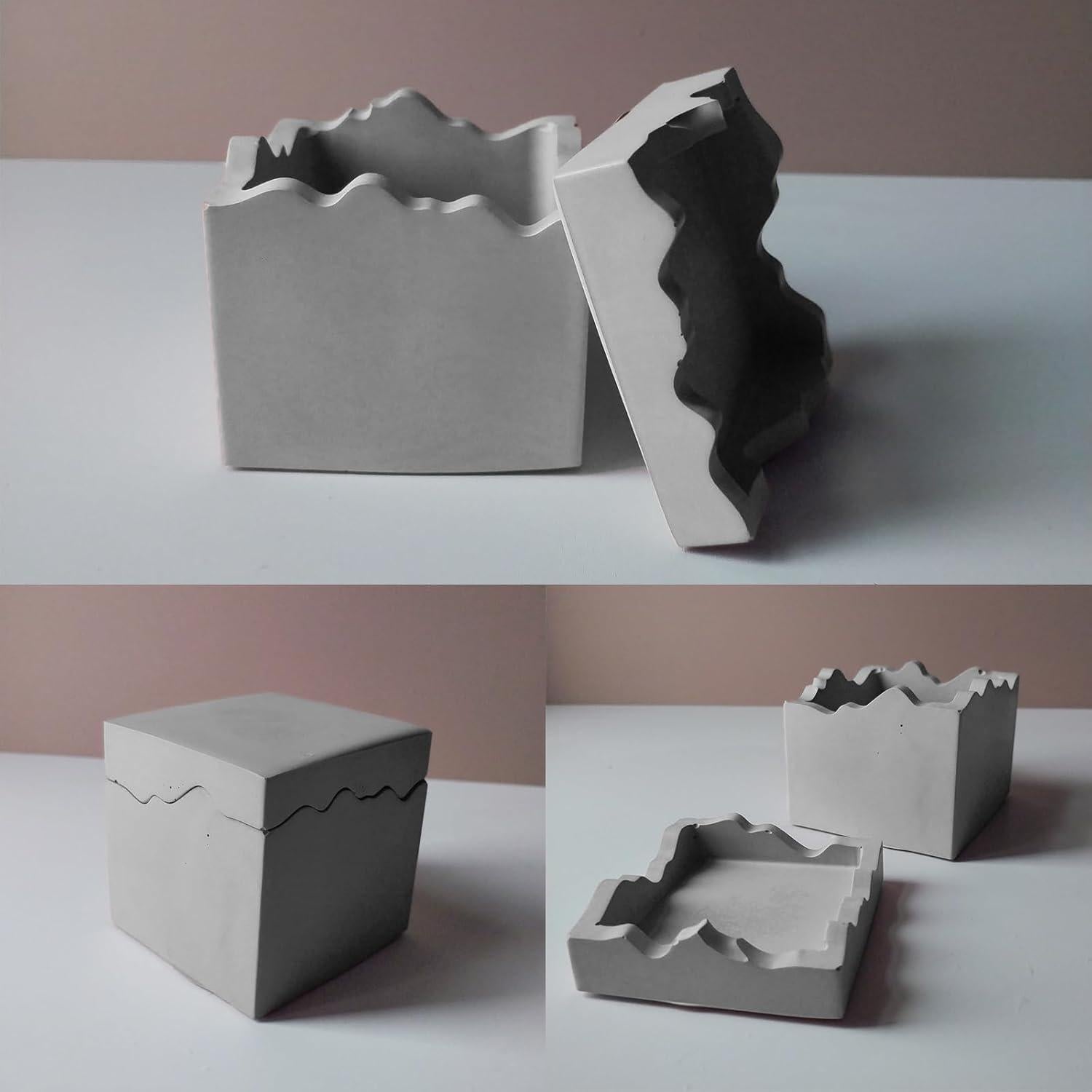 Molde de Silicona Cuadrado Japleed para Velas y Joyería