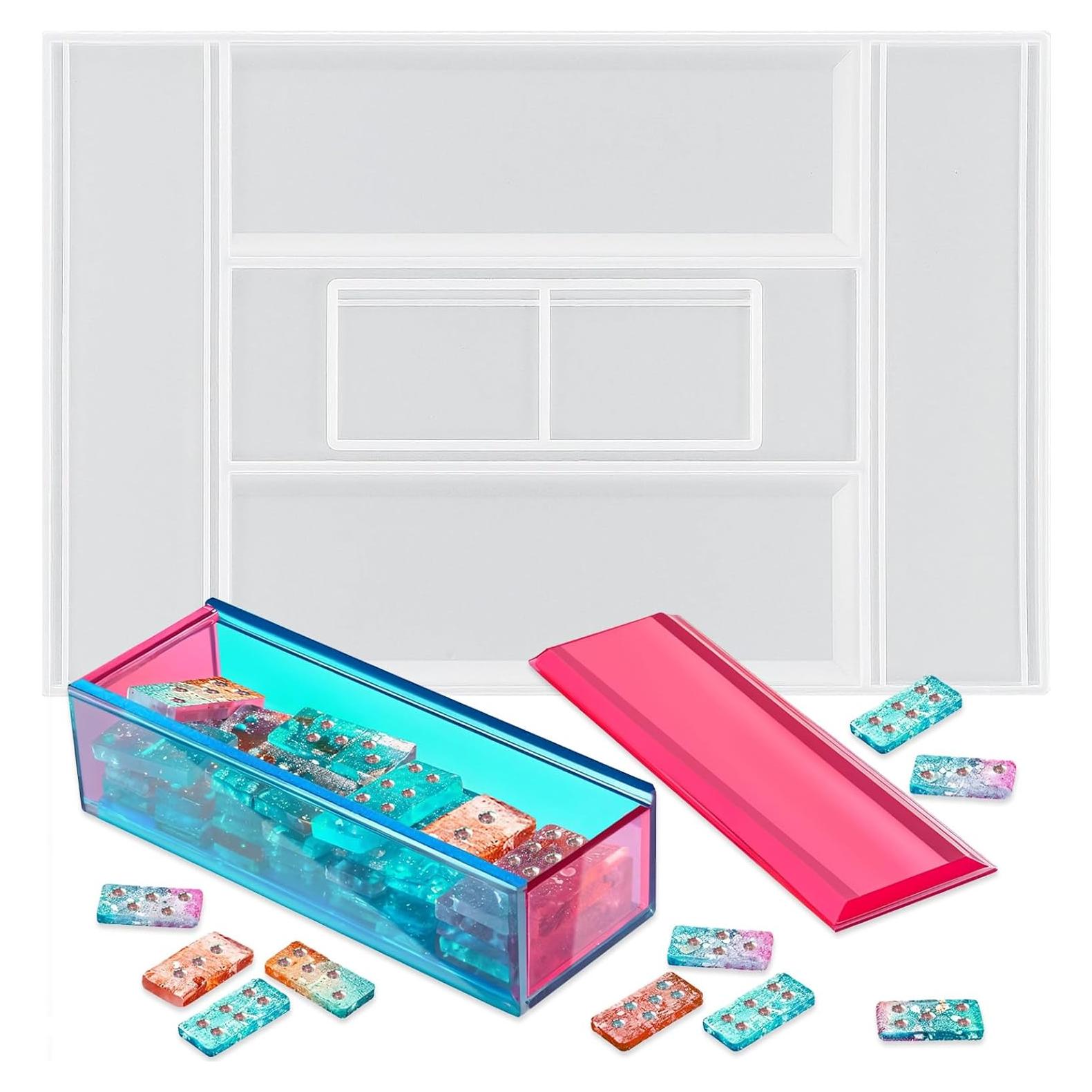 Molde de Silicona para Caja de Dominó Trinkrittey 29.5x19.5cm