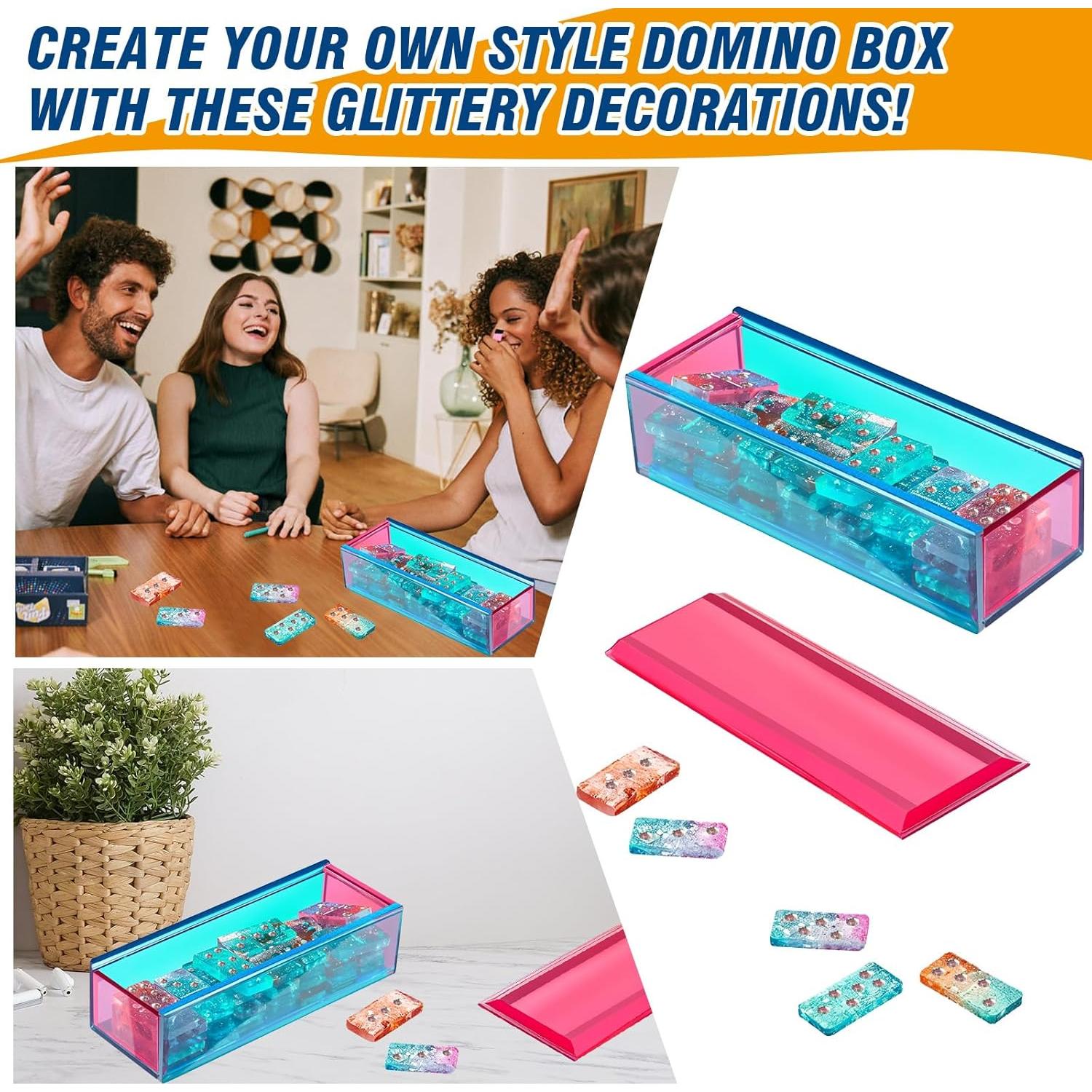 Molde de Silicona para Caja de Dominó Trinkrittey 29.5x19.5cm