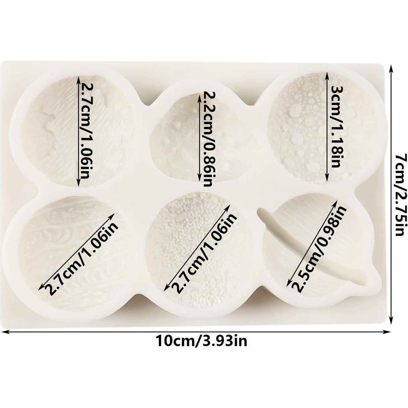 Molde de Silicona Espacial QDMOLDS para Fondant y Chocolate