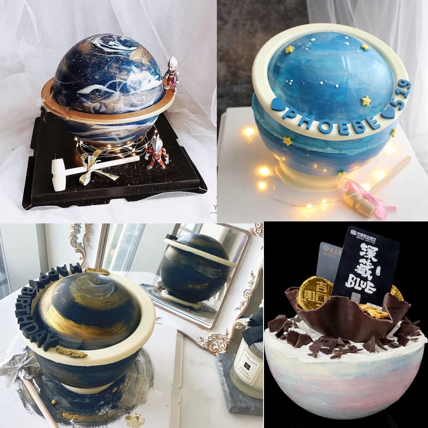 Molde de Silicona Grande Tswinsky 18cm para Pastel Mousse