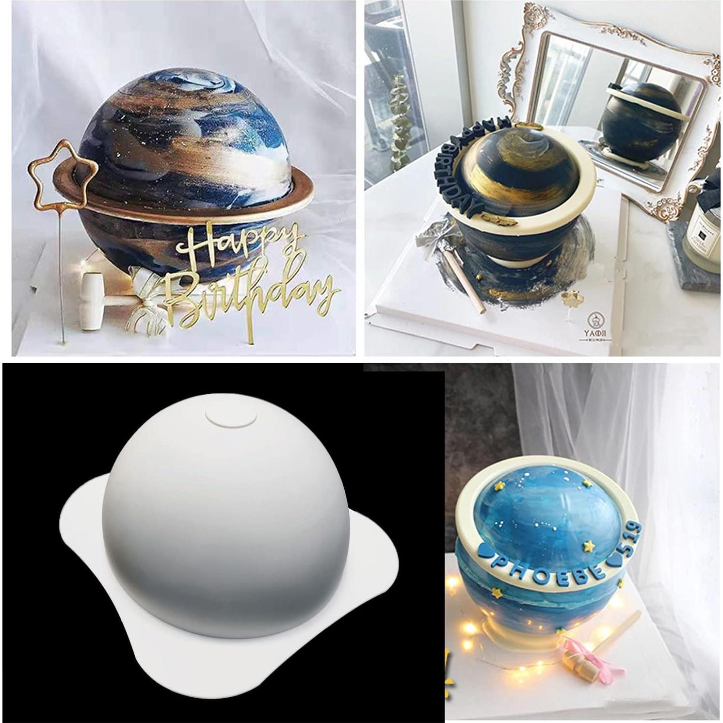 Molde de Silicona Grande Tswinsky 18cm para Pastel Mousse