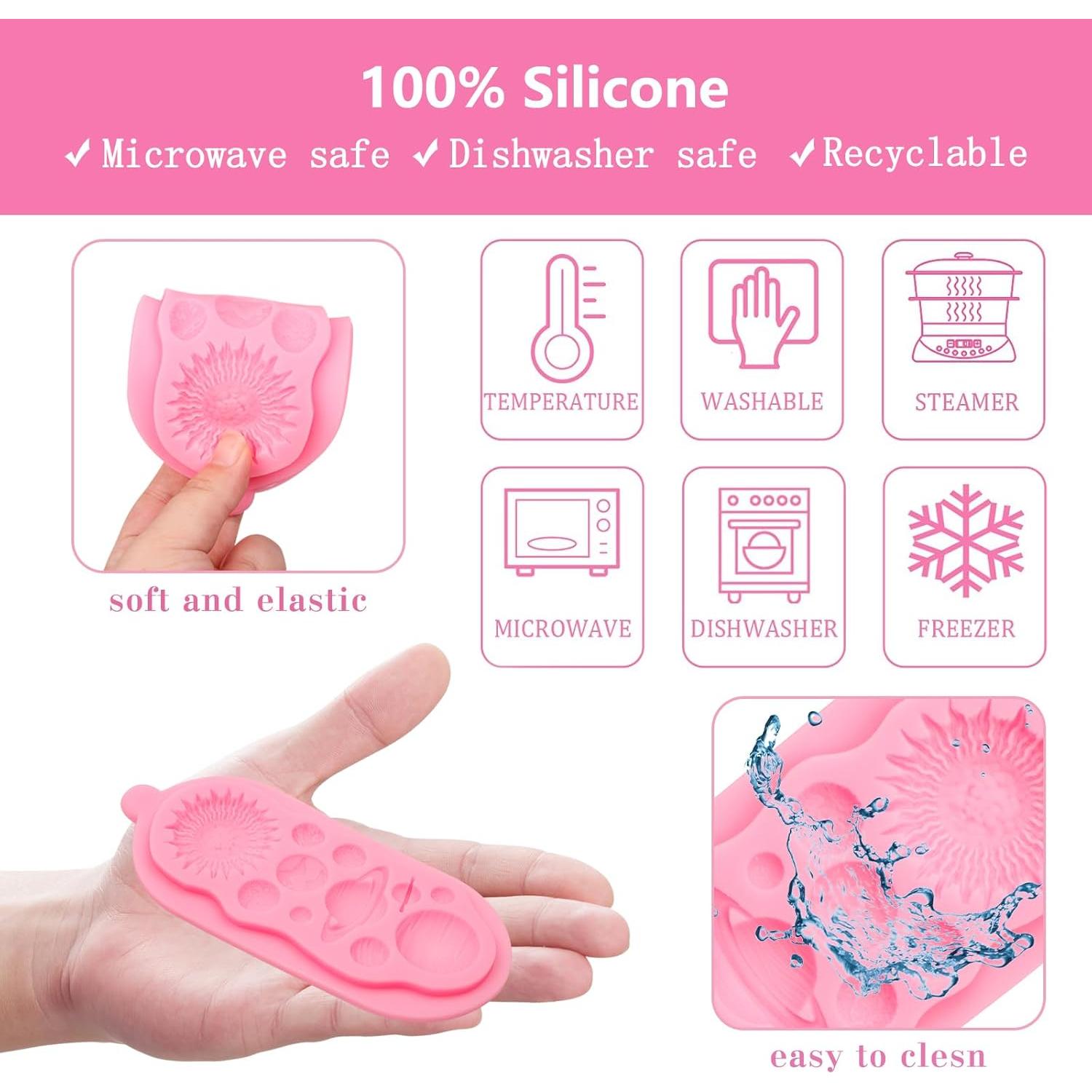 Molde de Fondant Espacial Xcake Lcook - 3 Piezas de Silicona