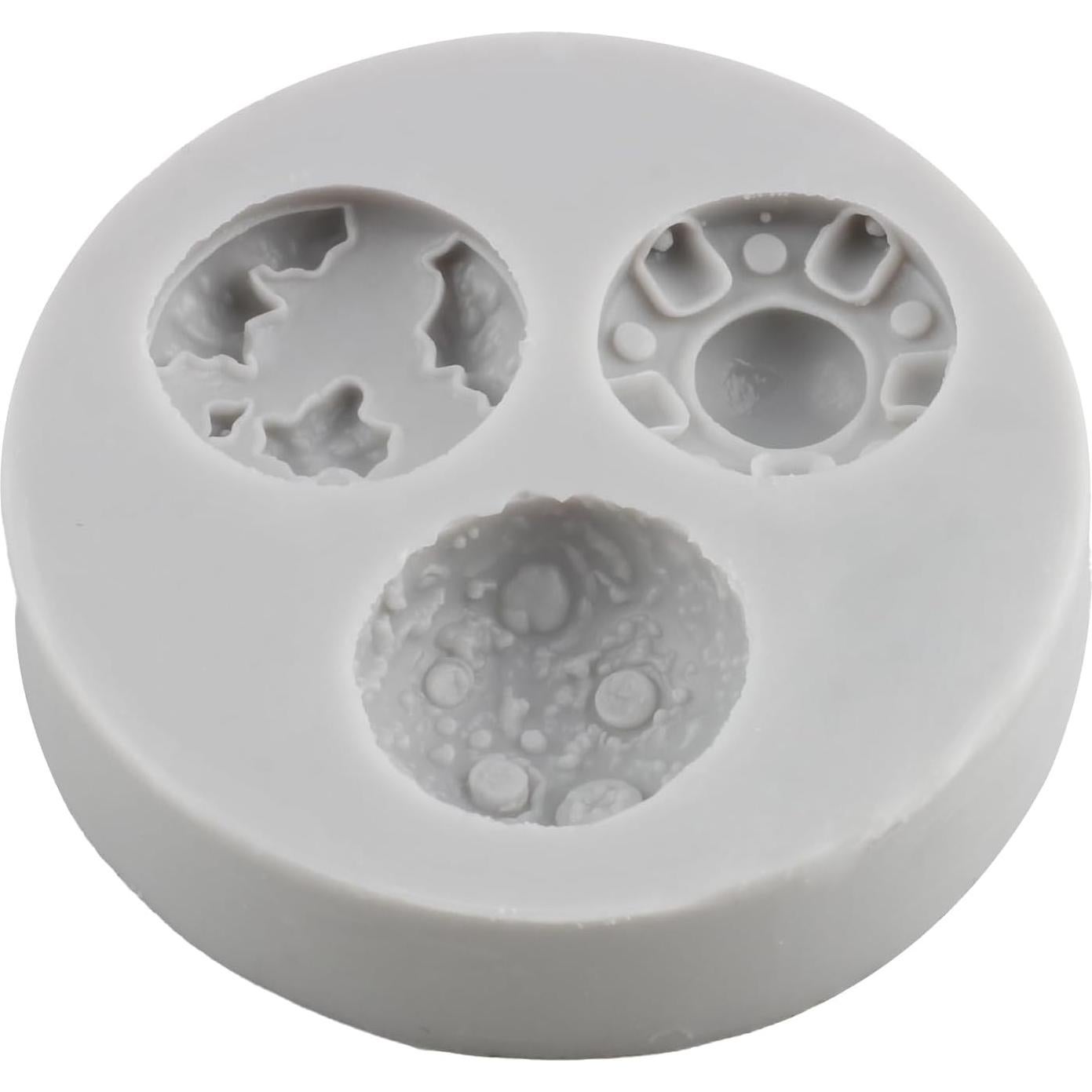 Molde de Silicona Espacial Sijiangmold 6 Piezas Fondant