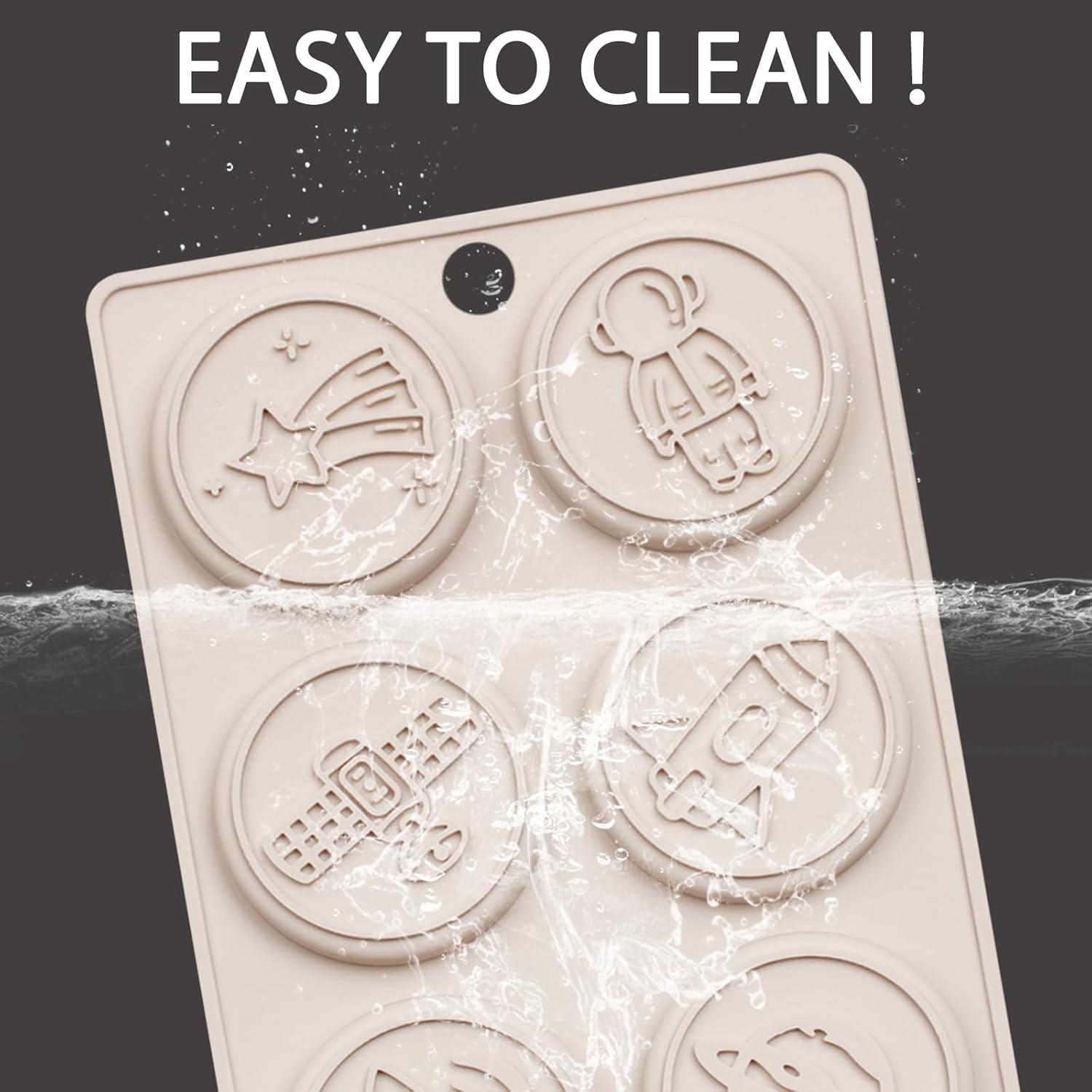 Juego de Moldes de Silicona Espacial Fchil - 2 Piezas