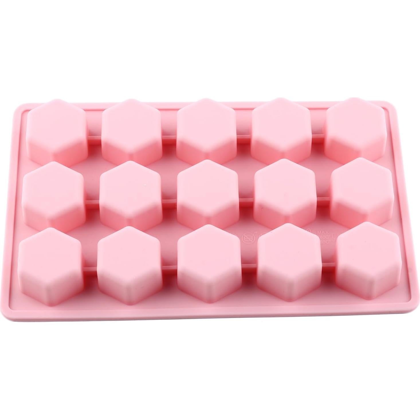 Molde de Silicona Hexagonal YIMINGMOLD 15 Cavidades 18x11cm