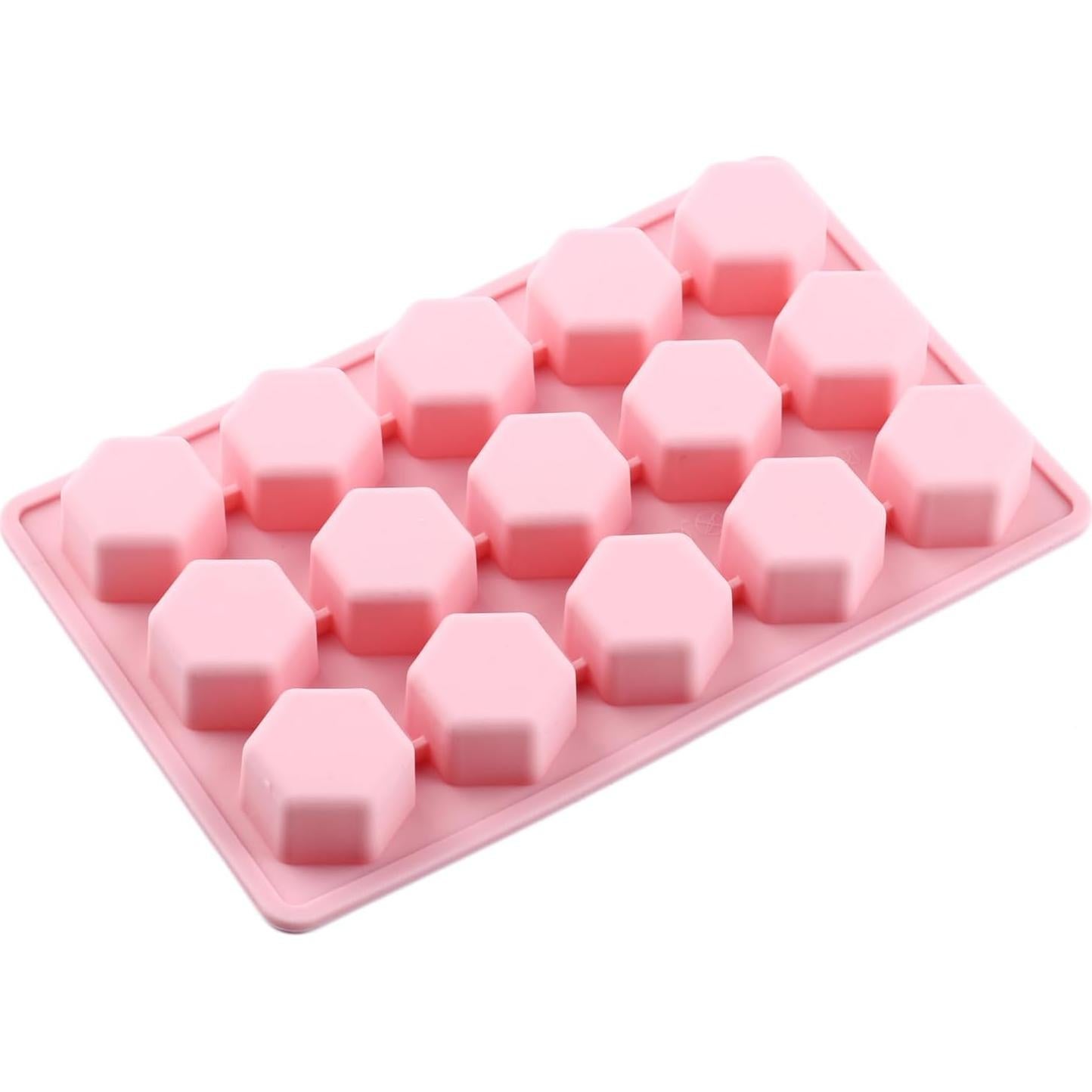 Molde de Silicona Hexagonal YIMINGMOLD 15 Cavidades 18x11cm