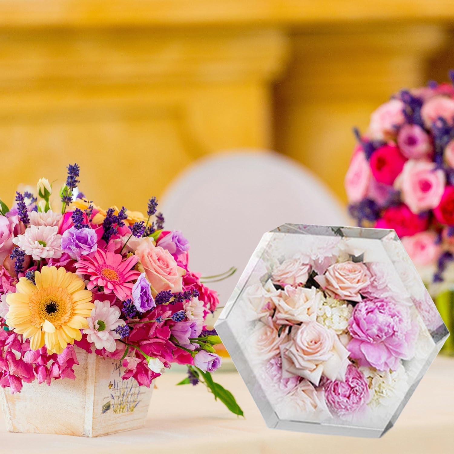 Moldes de Silicona Hexagonales Grandes Reicyfang para Resina