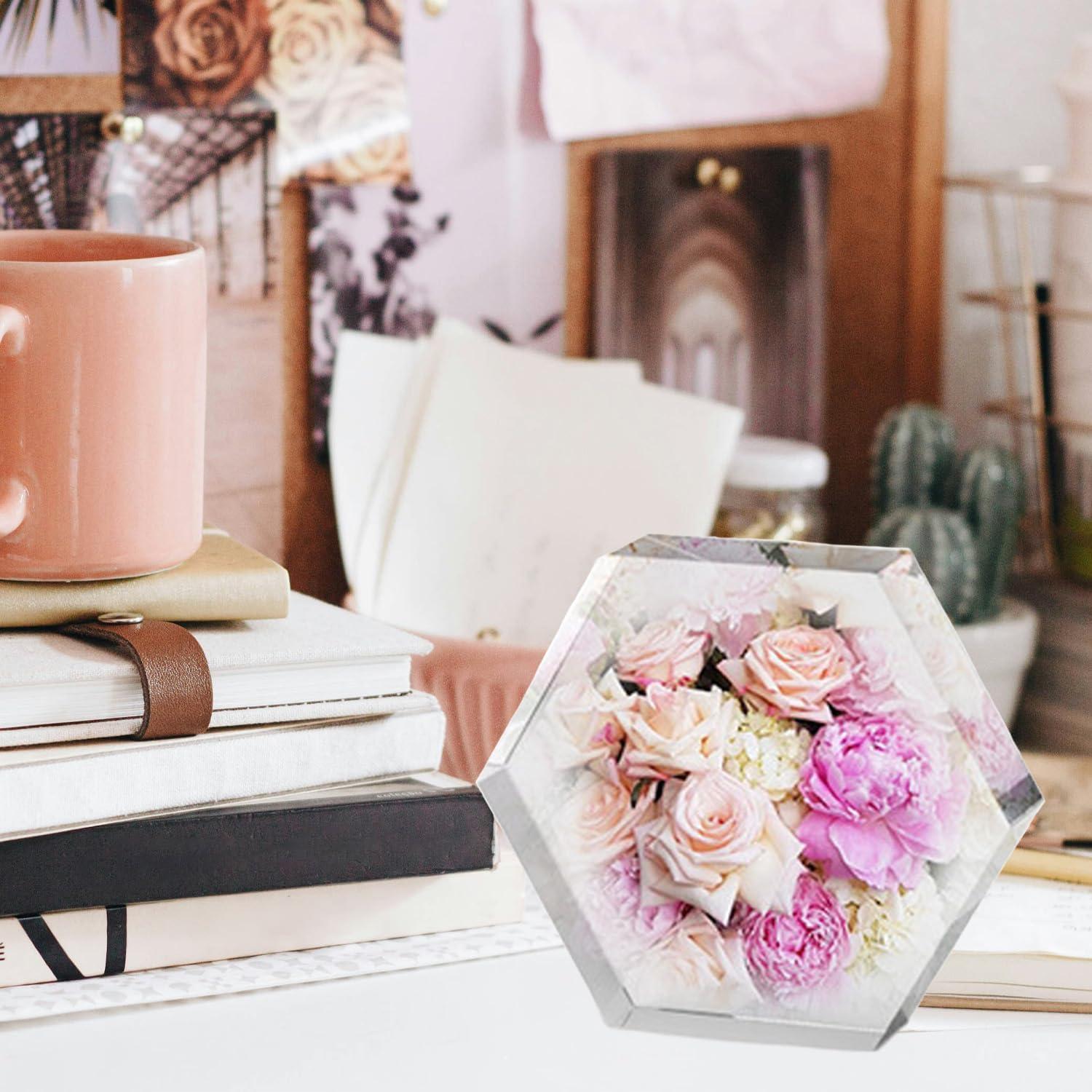 Moldes de Silicona Hexagonales Grandes Reicyfang para Resina